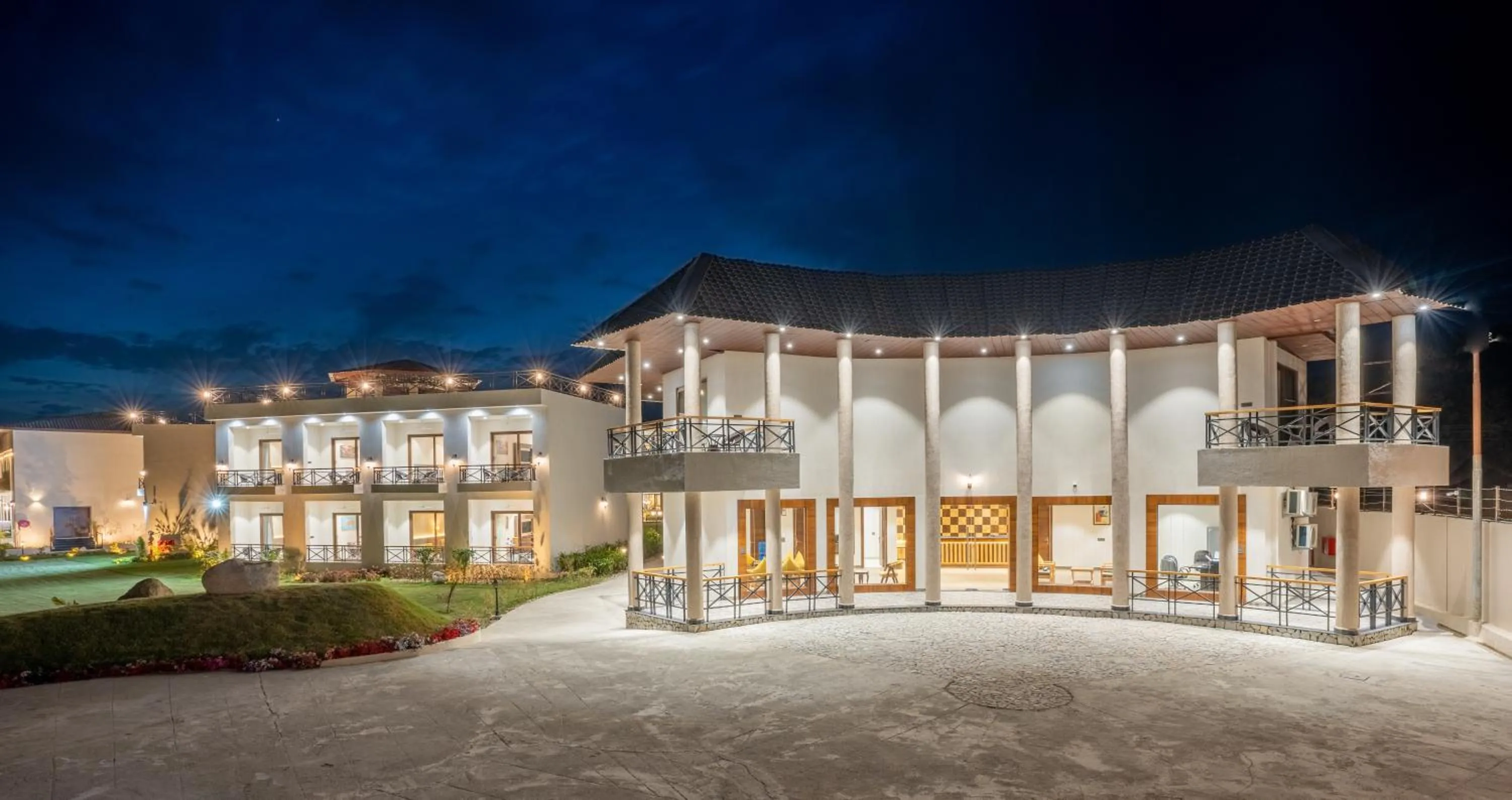 Property building in Shervani Pebbles & Pines Resort & Spa, Corbett