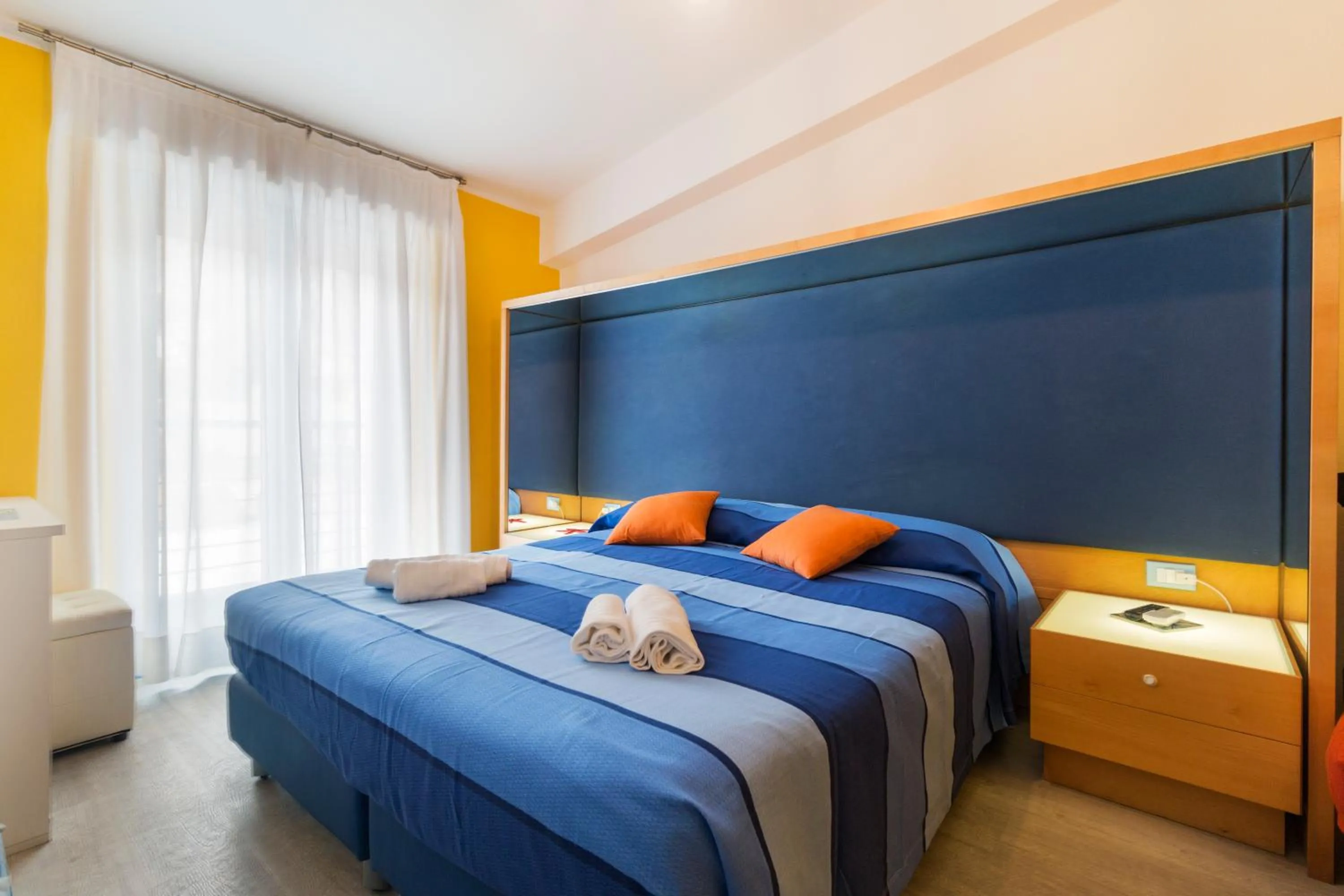 Bed in La Favorita Hotel