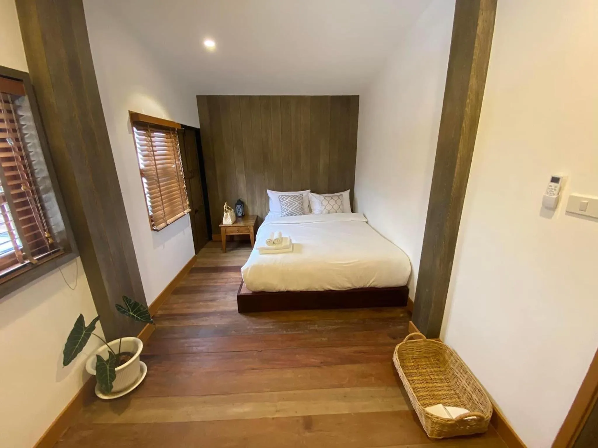 Bed in The Folkster House Chiangkhan