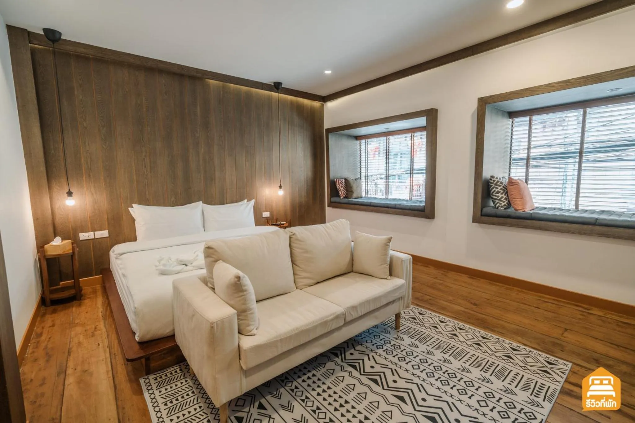 Bedroom in The Folkster House Chiangkhan