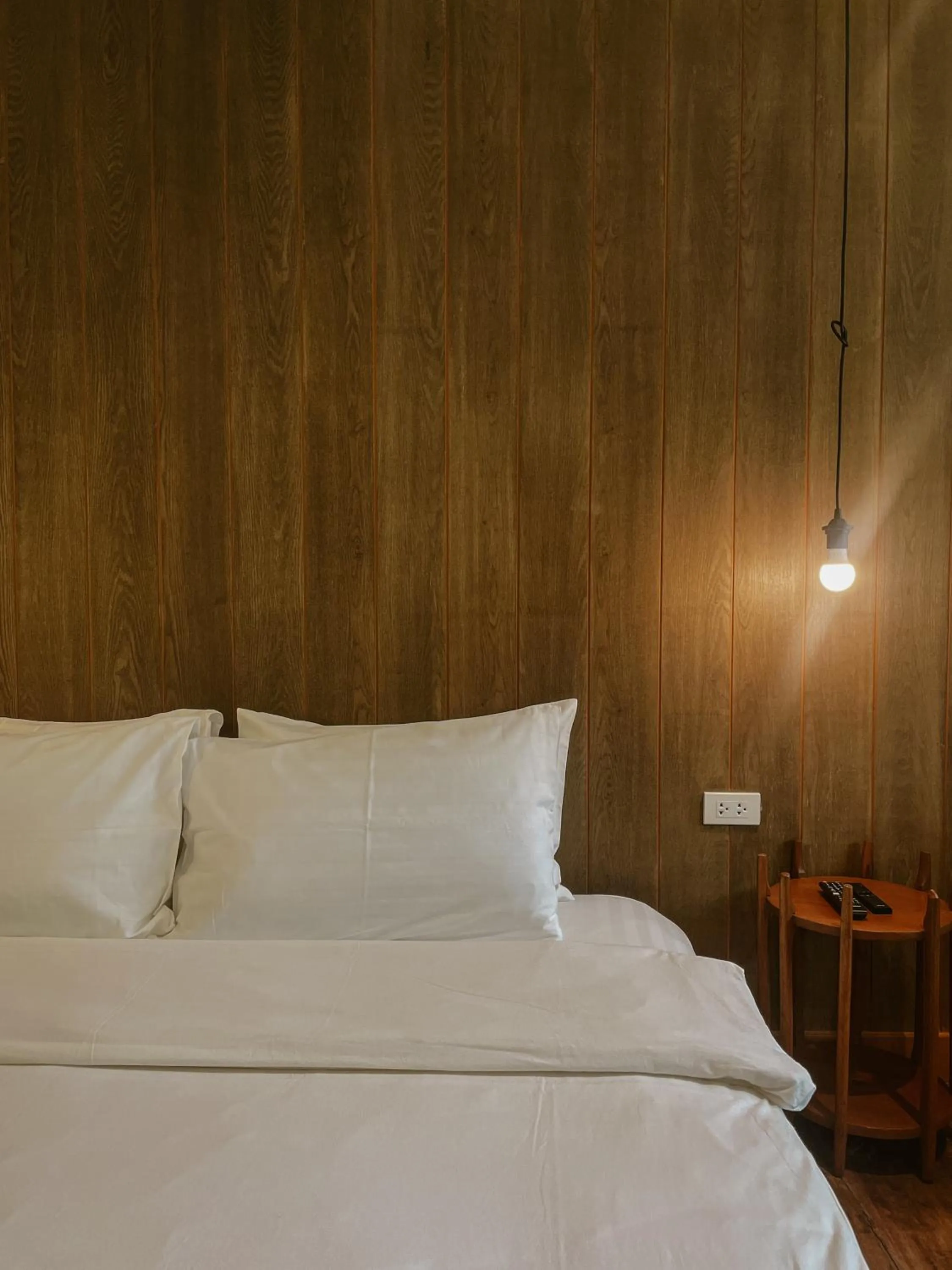 Bed in The Folkster House Chiangkhan