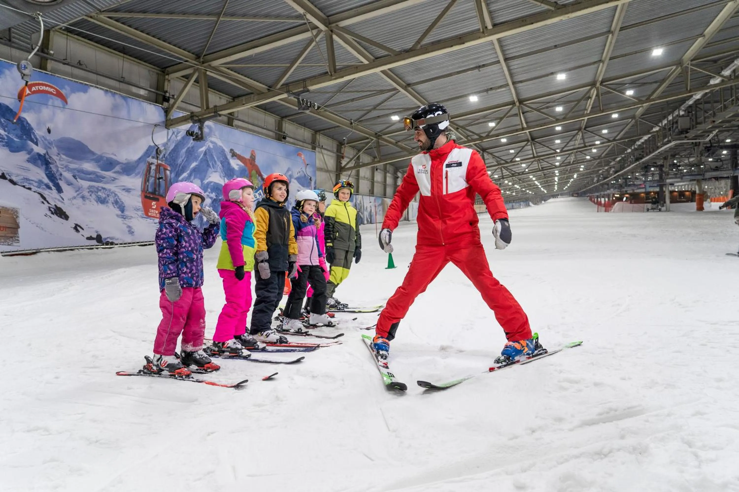 Skiing in Alpine Hotel by SnowWorld