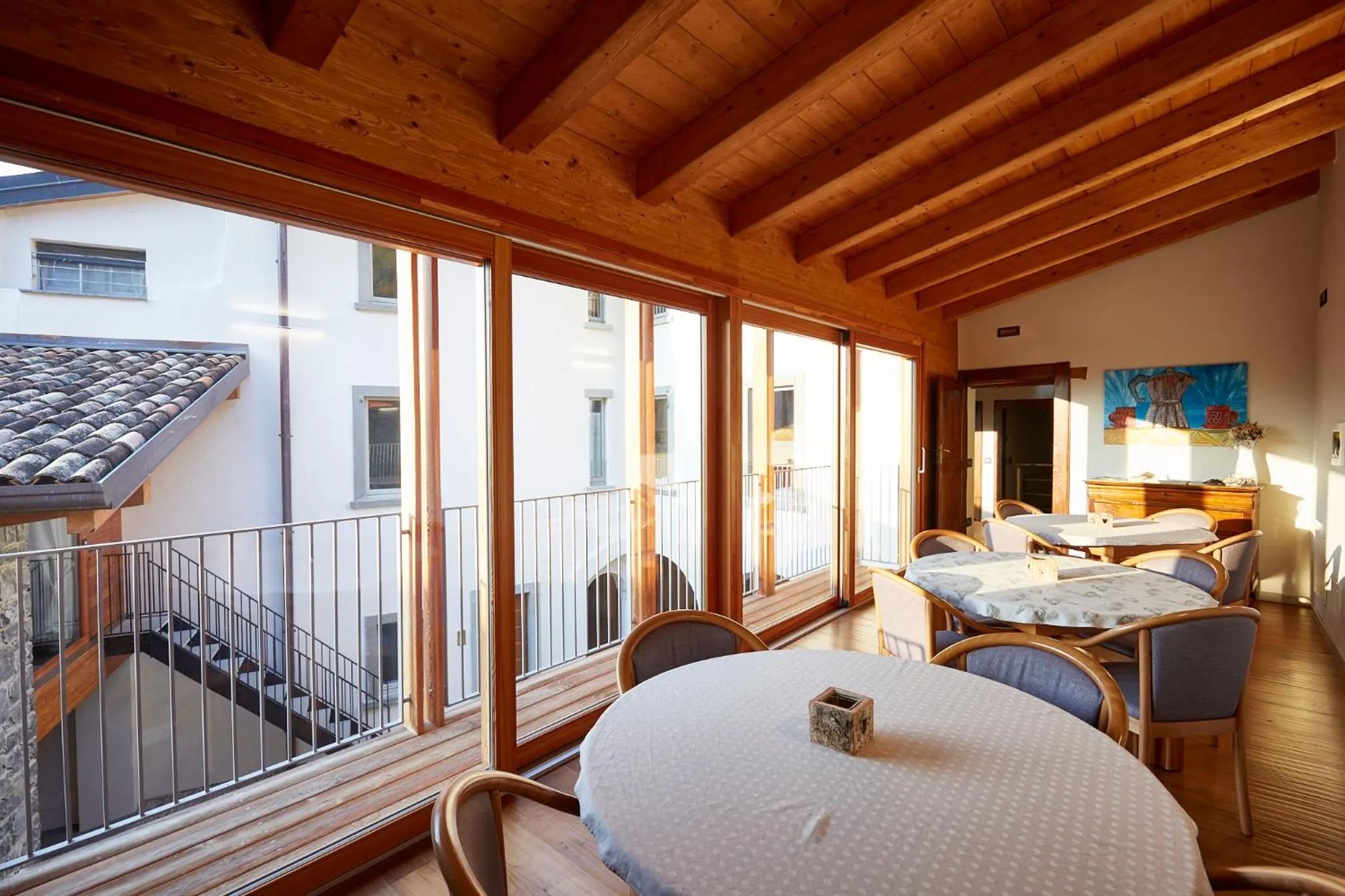Communal kitchen in Palazzo Eleonora