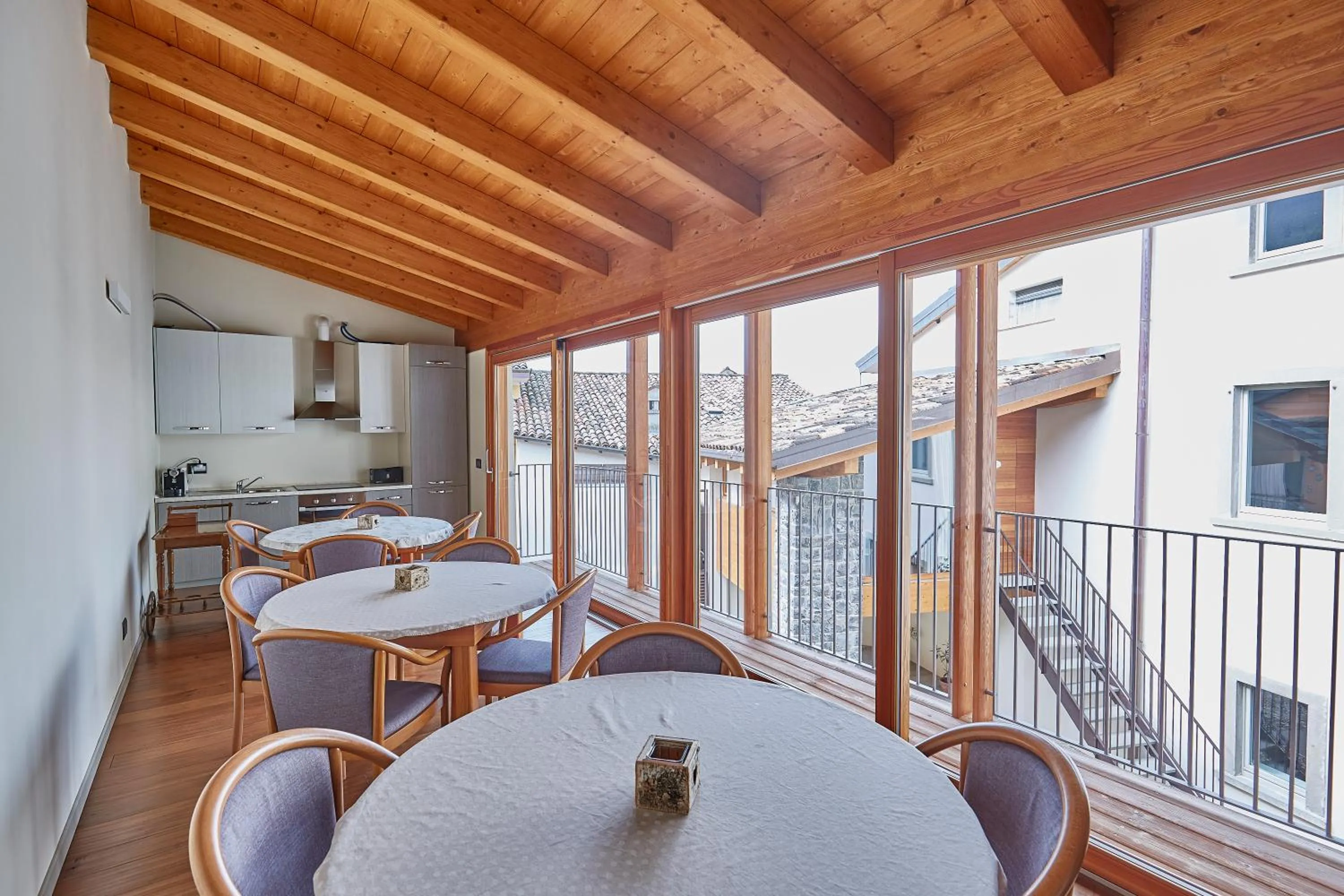 Communal kitchen in Palazzo Eleonora