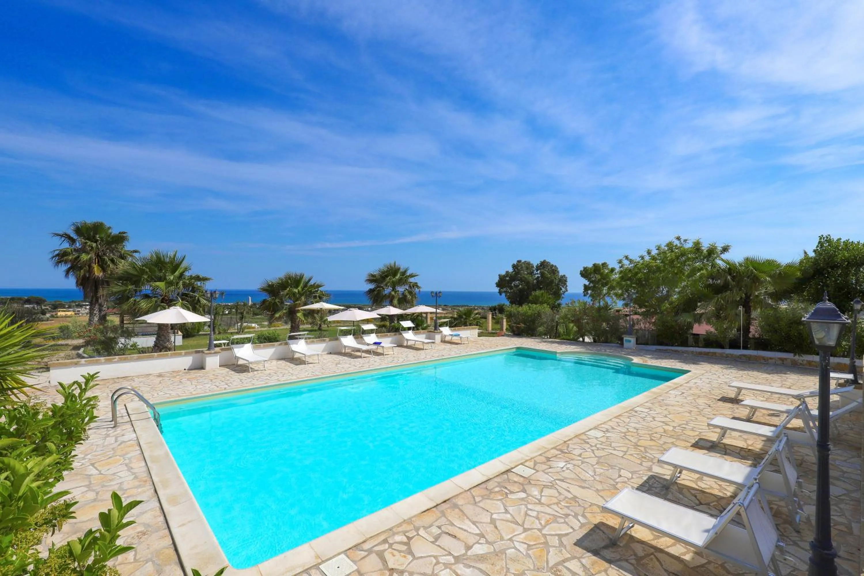 Swimming pool in Tenuta Li Fani Residence Hotel