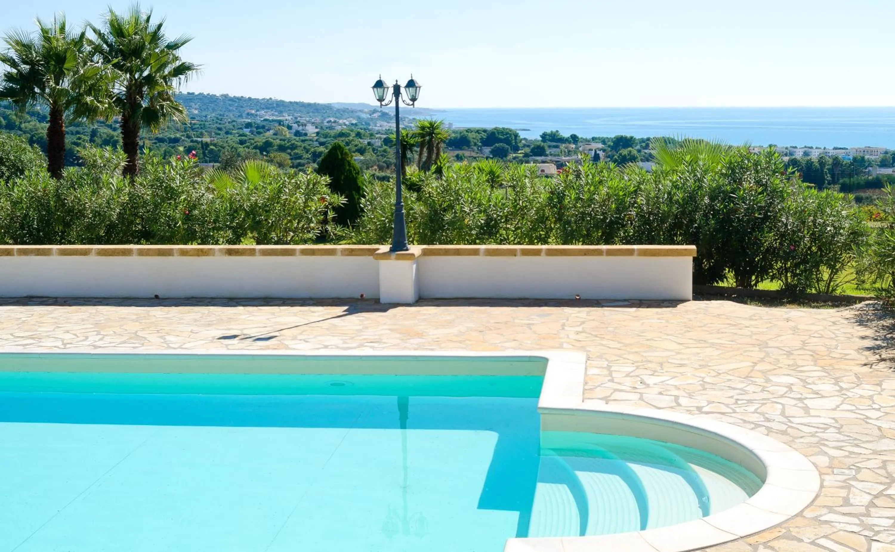 Pool view in Tenuta Li Fani Residence Hotel