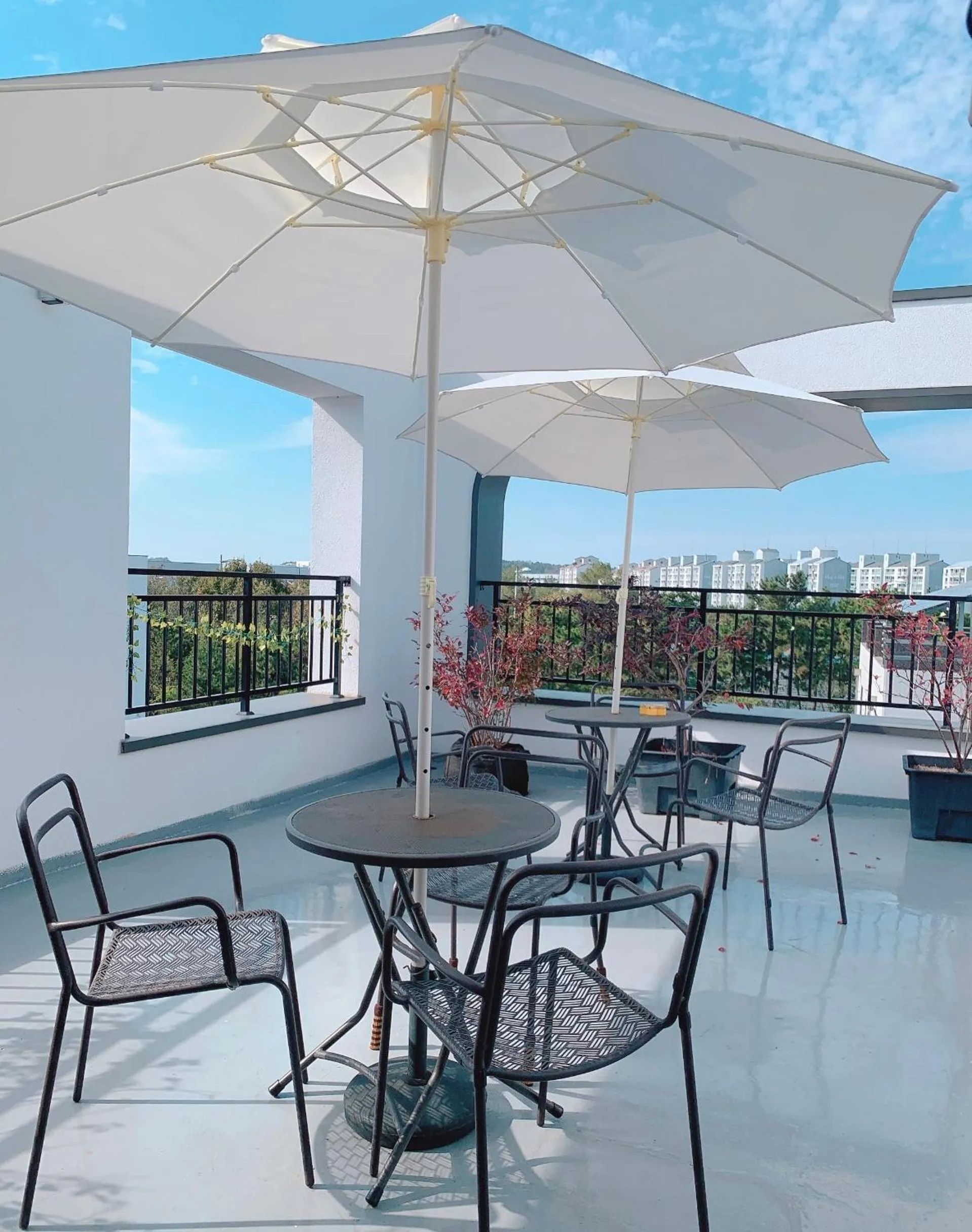 Balcony/Terrace in Incheon Airport Guest House King