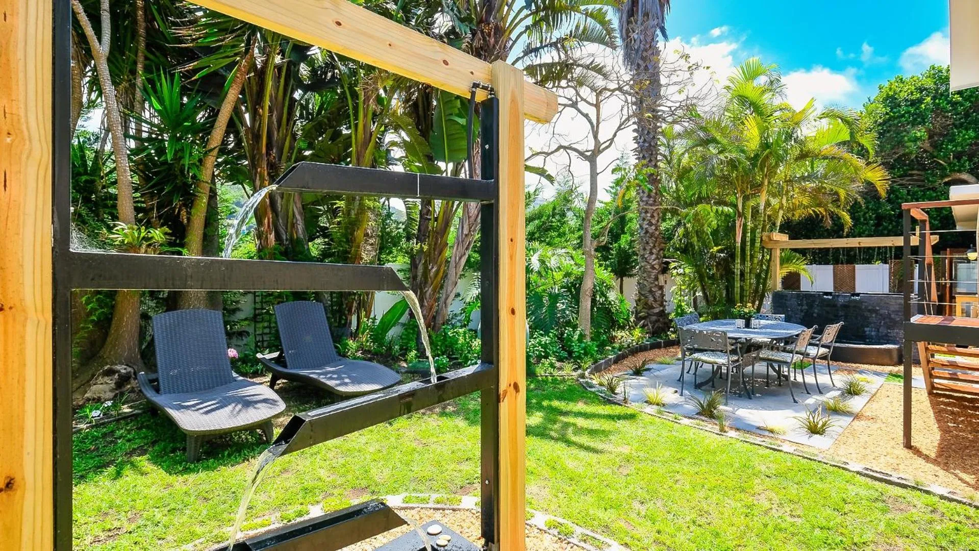 Garden in Wilderness on Sea