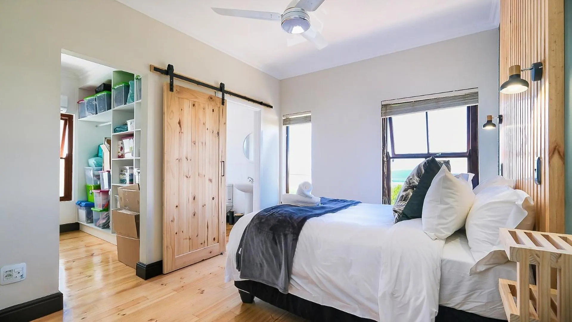 Bed in Wilderness on Sea