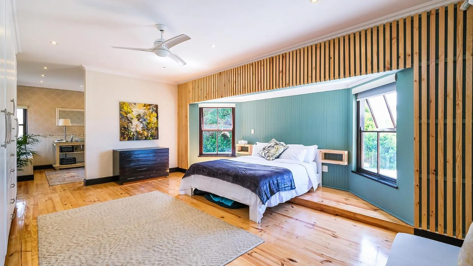 Bed in Wilderness on Sea