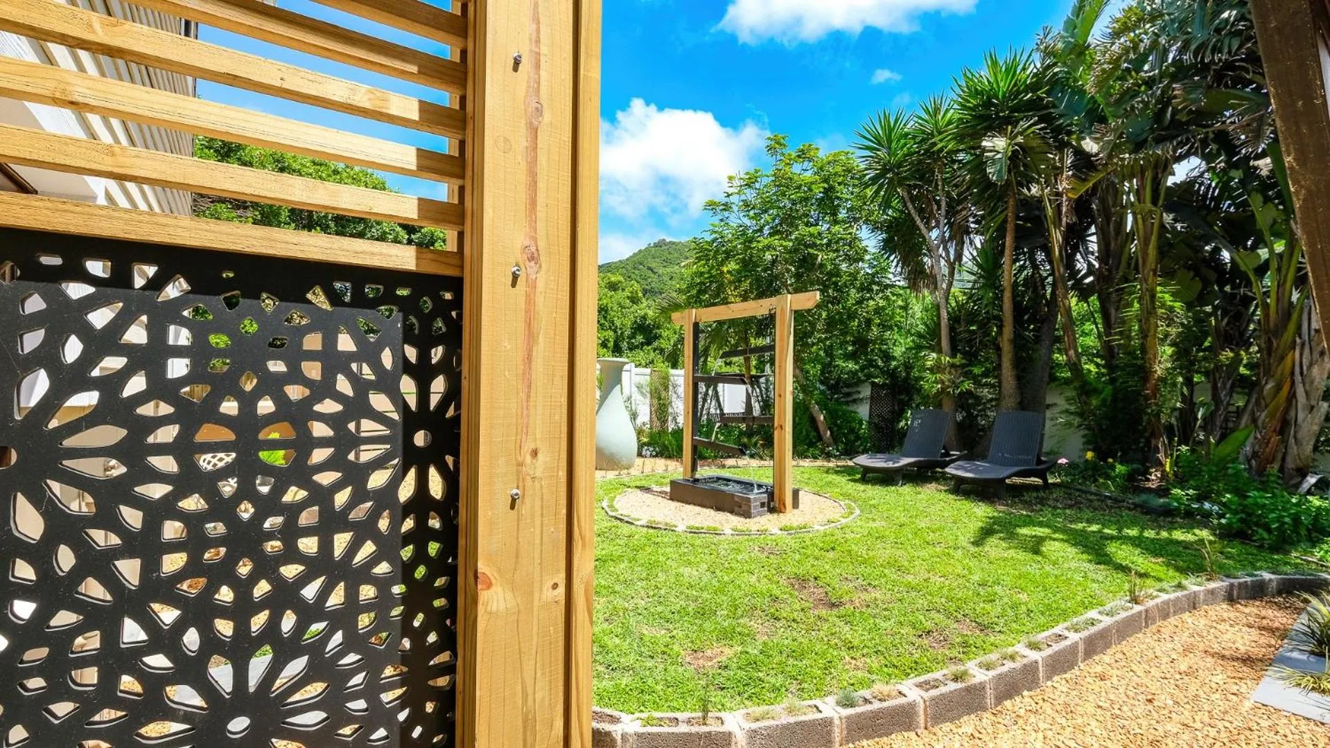 Garden in Wilderness on Sea