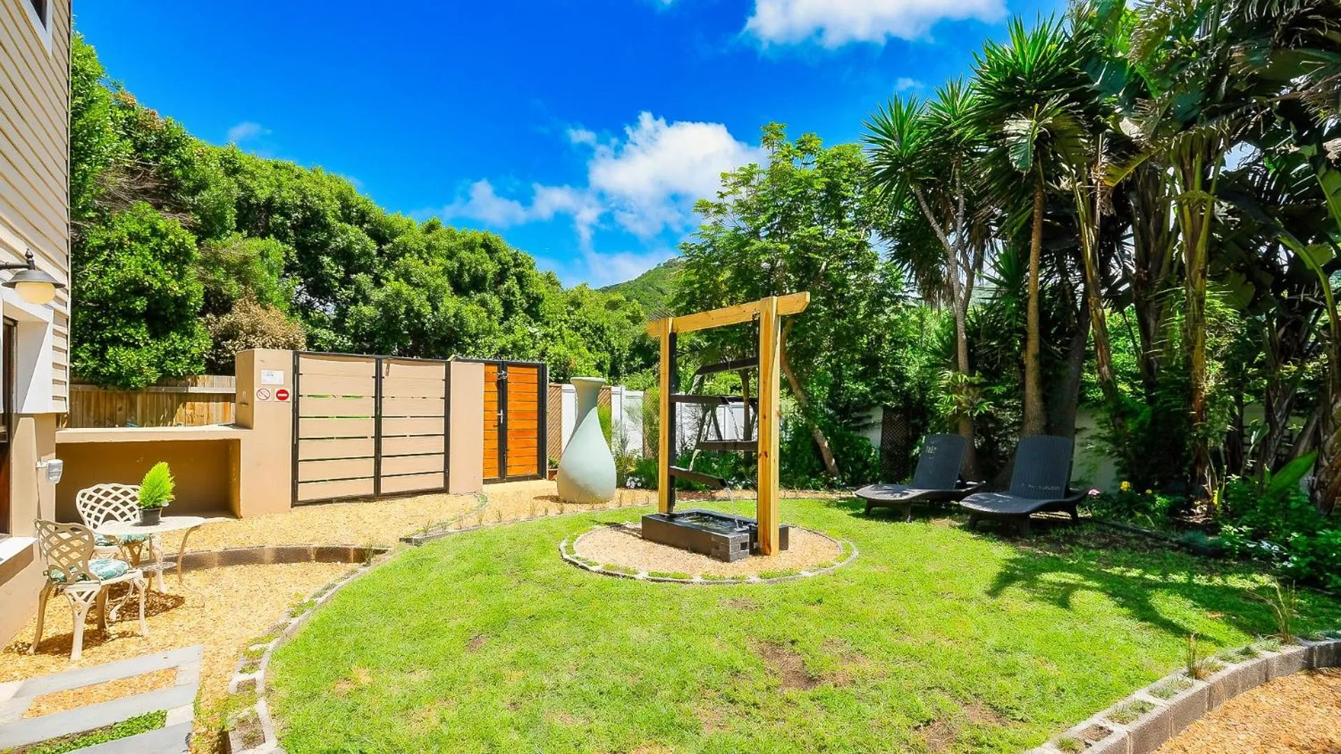 Garden in Wilderness on Sea