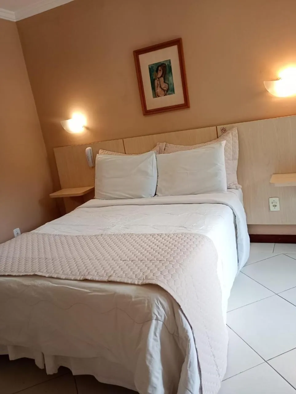 Bed in Vila Francesa Hotel