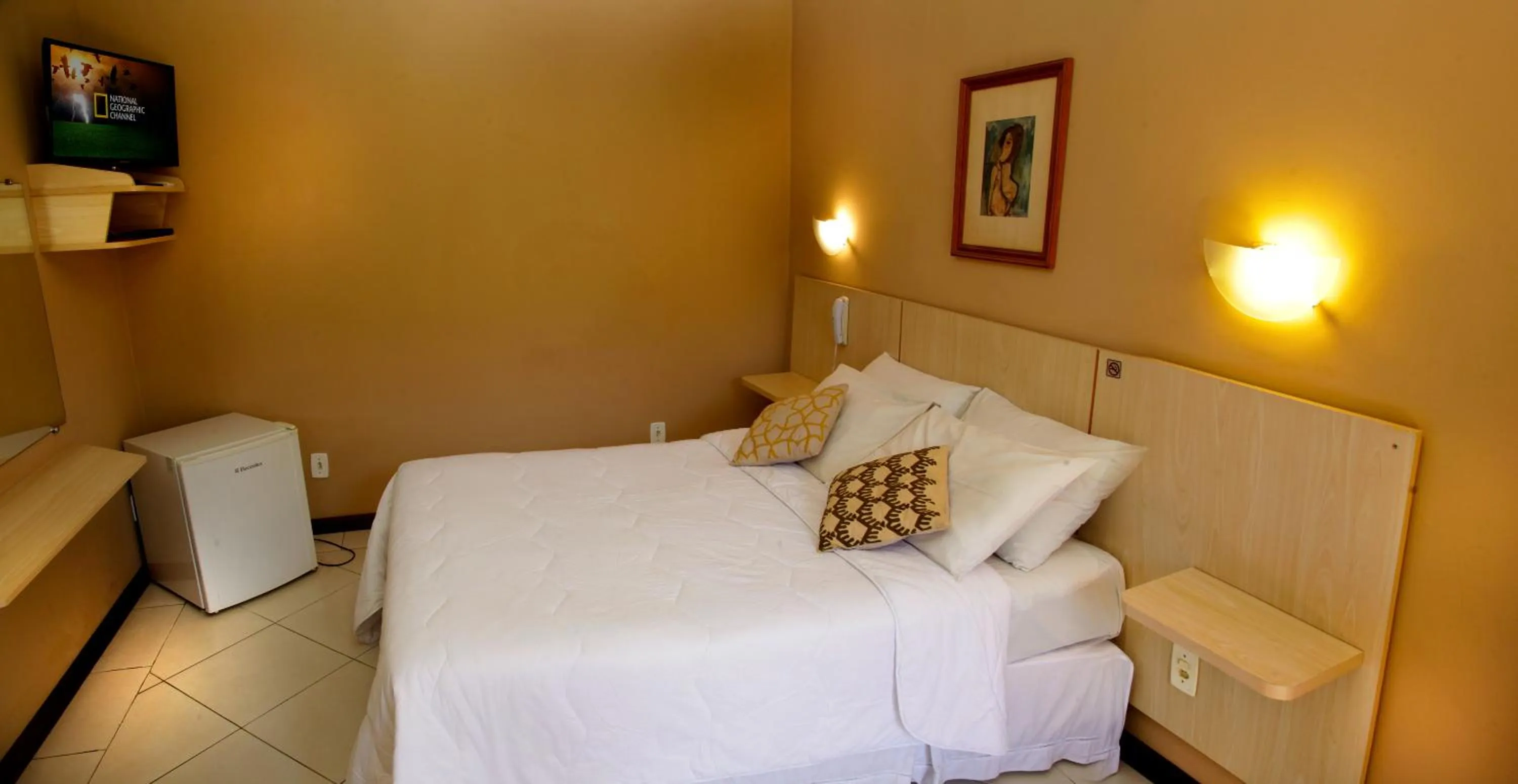 Bed in Vila Francesa Hotel