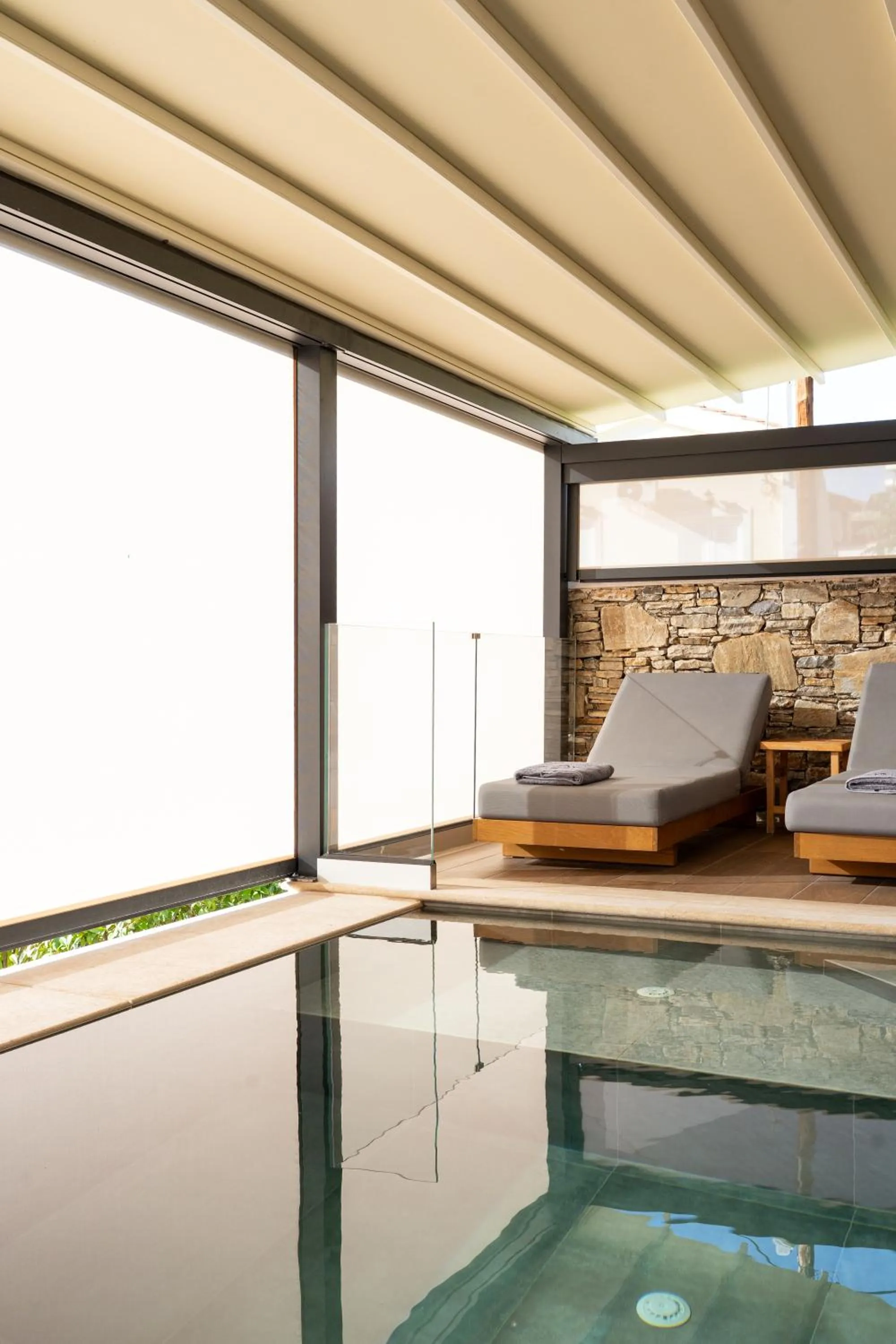 Pool view in Ennea Muses Rooms and Suites