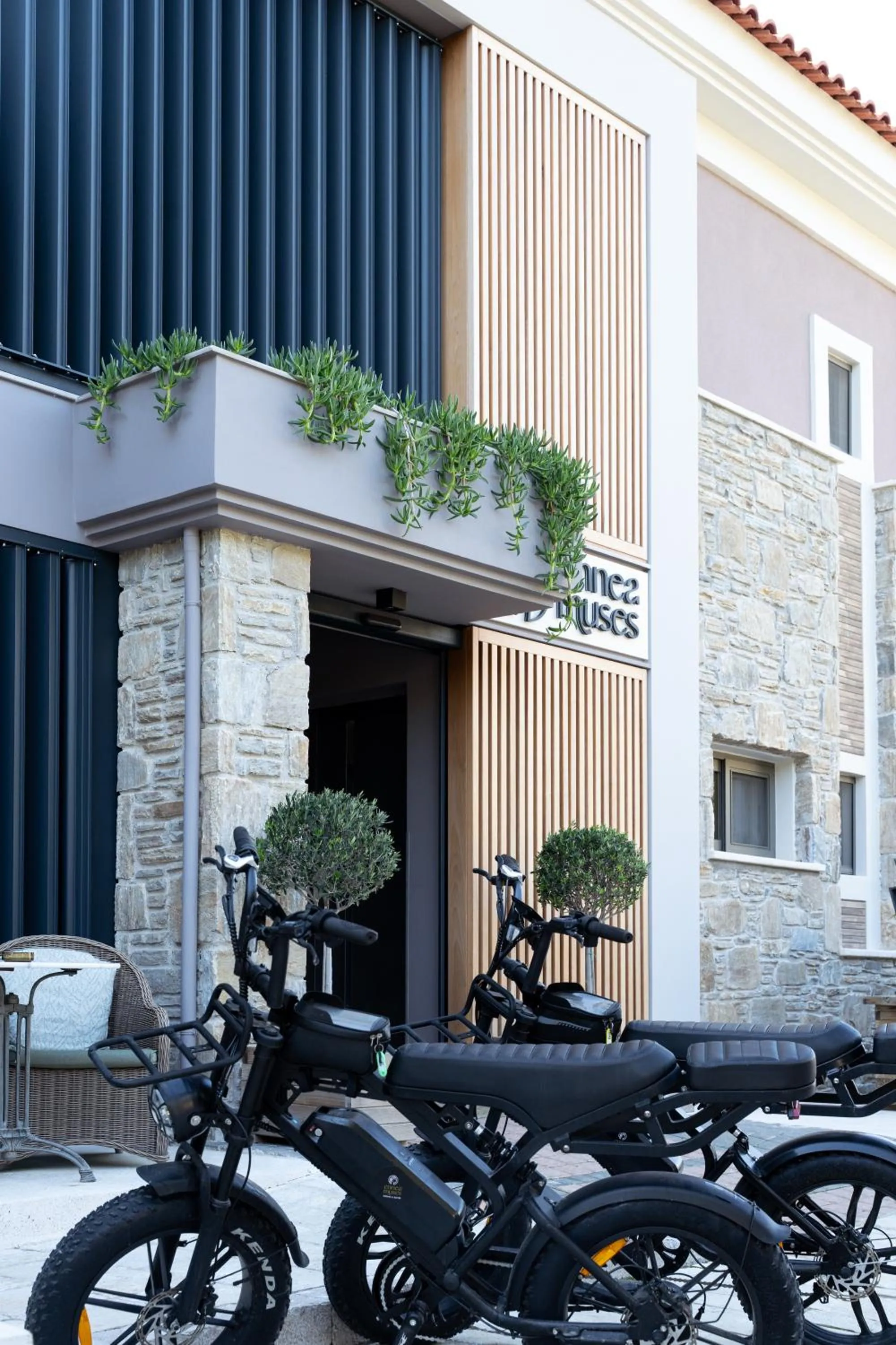 Cycling in Ennea Muses Rooms and Suites