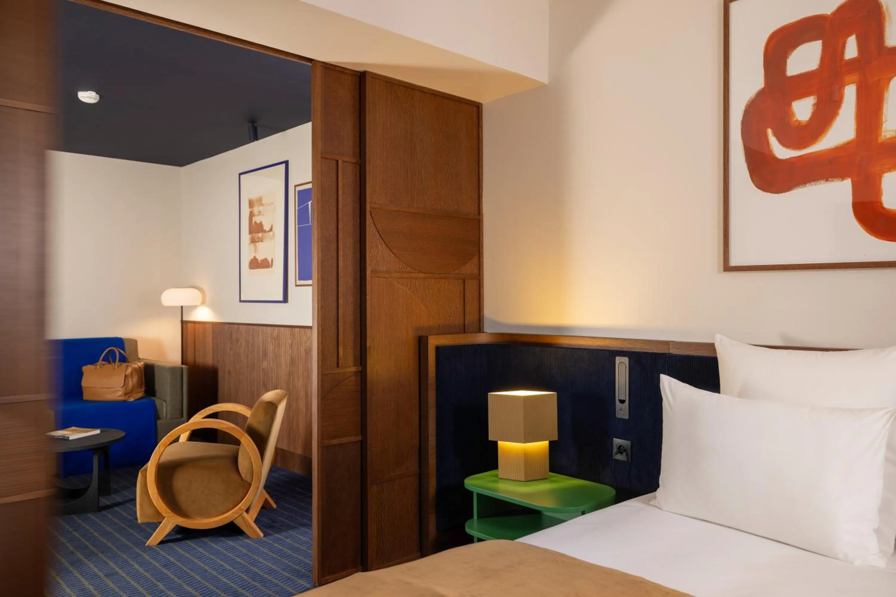 Bed in Hôtel Gabbie