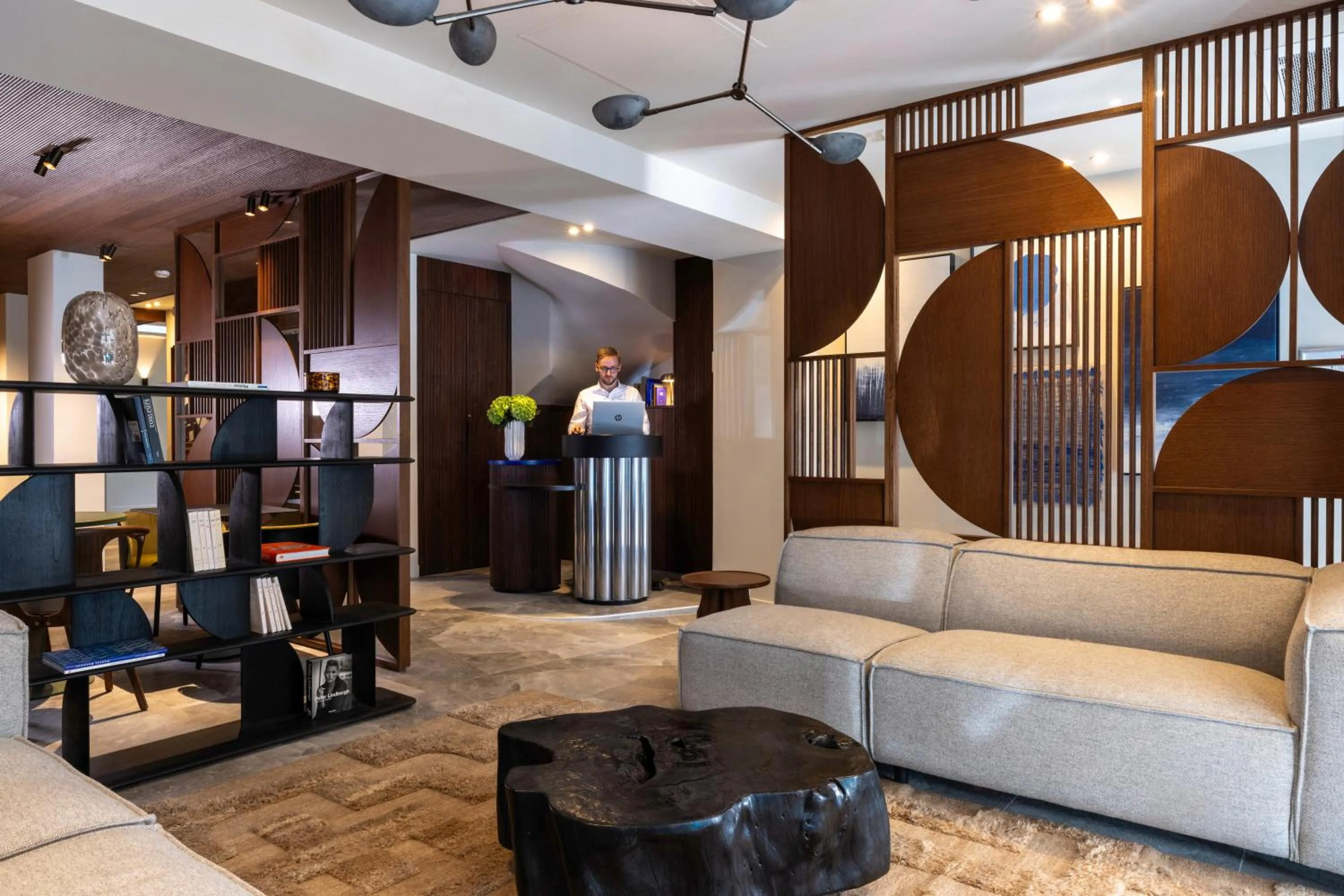 Lobby or reception in Hôtel Gabbie