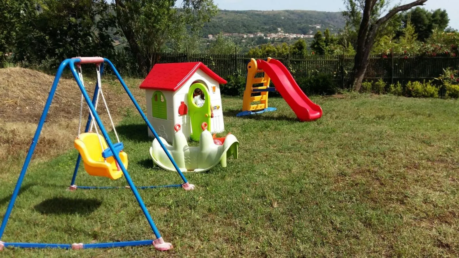 Children play ground in Villa Mimosa Tropea