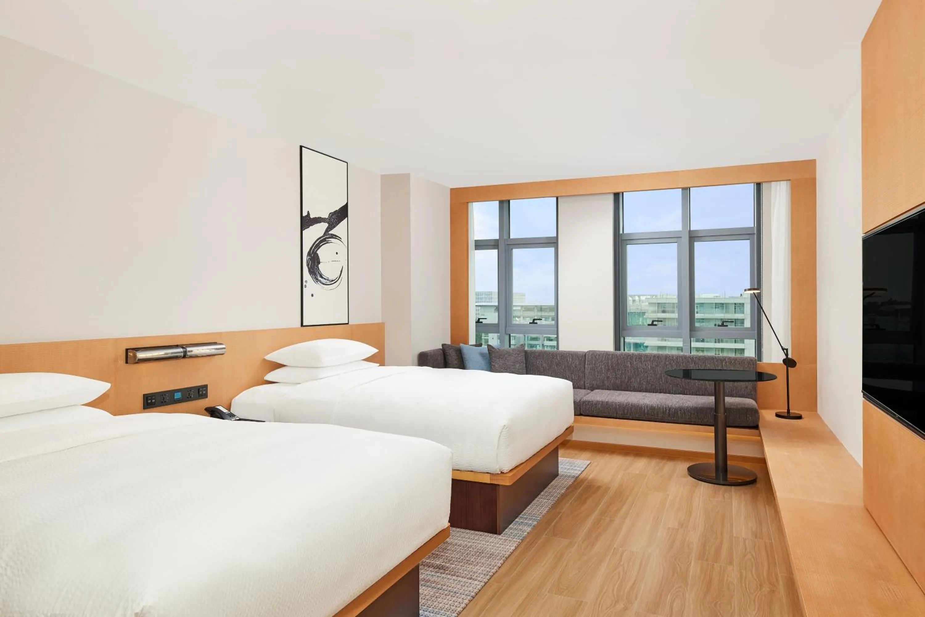 City view, Bed in Fairfield by Marriott Guangzhou Konggang