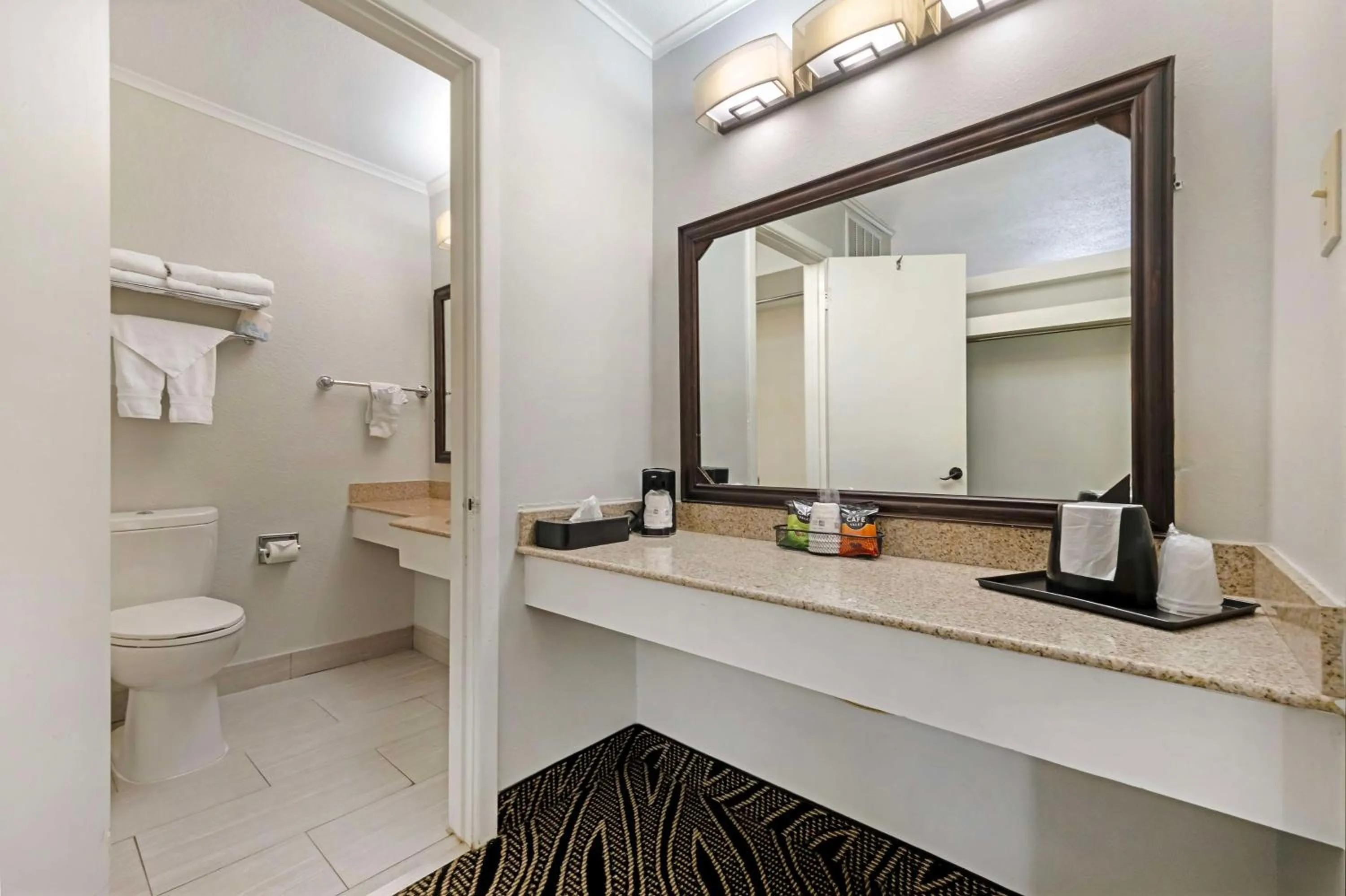 Bathroom in Best Western Red Carpet Inn