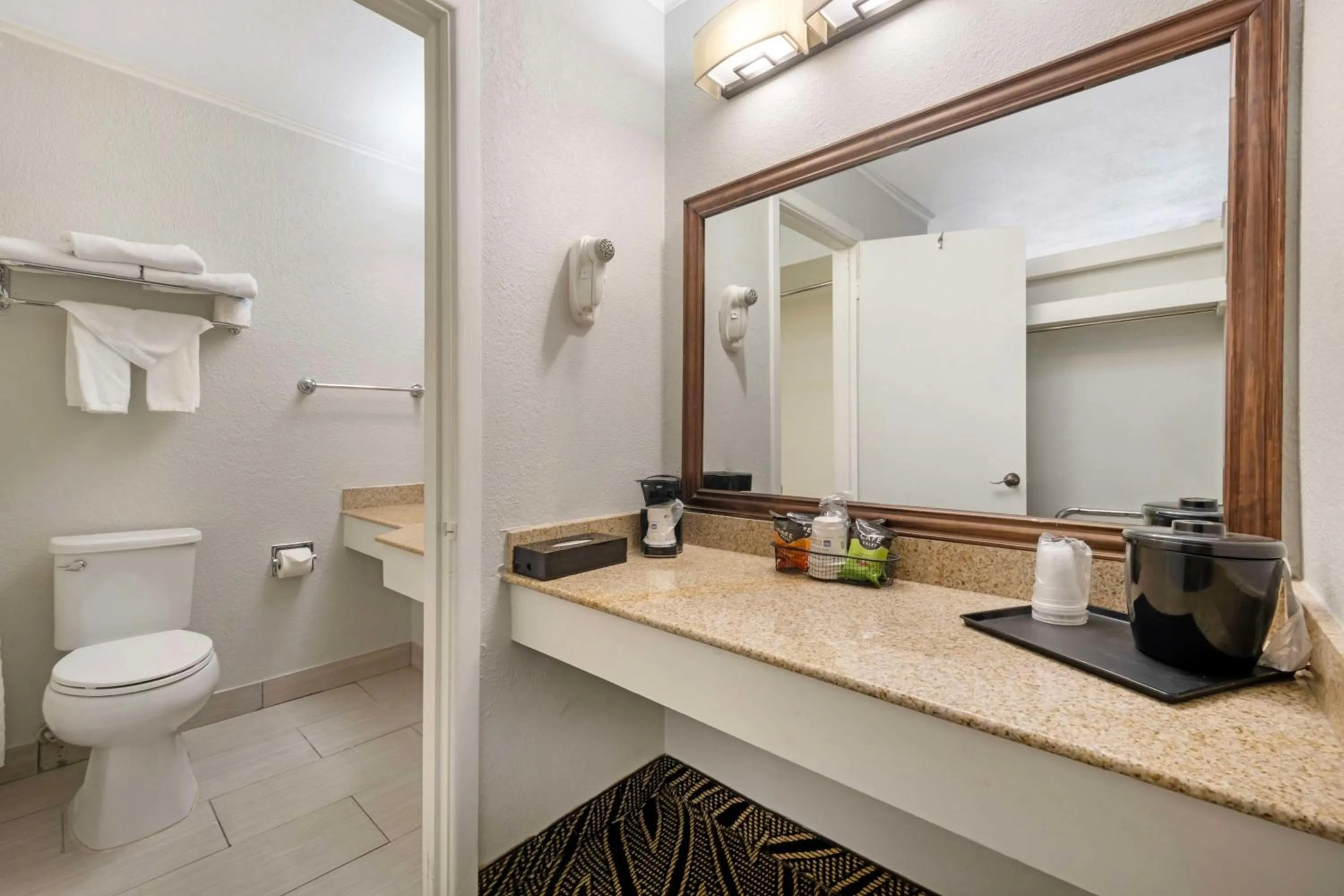 Bathroom in Best Western Red Carpet Inn