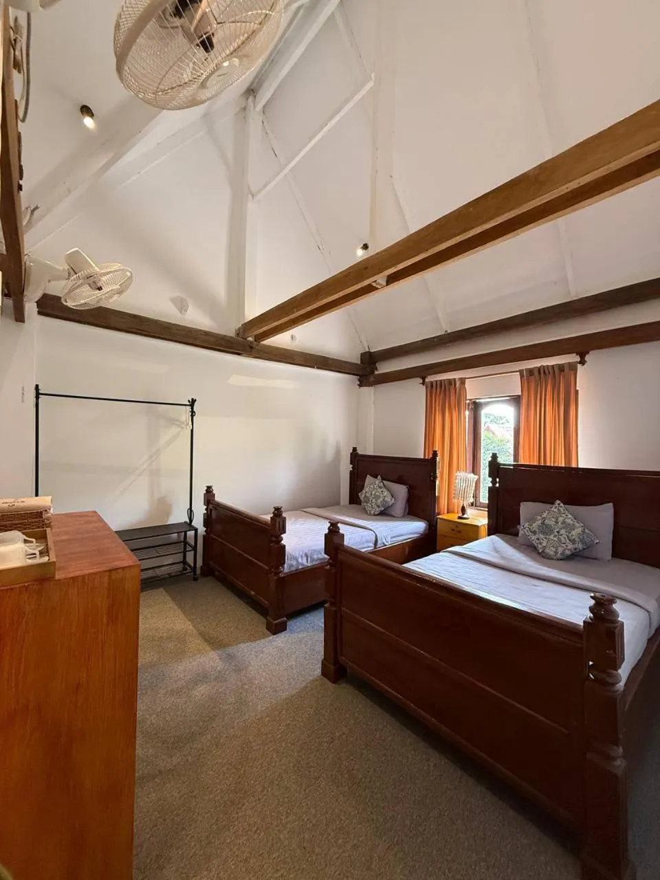 Bed in Ganesha Kampot Resort