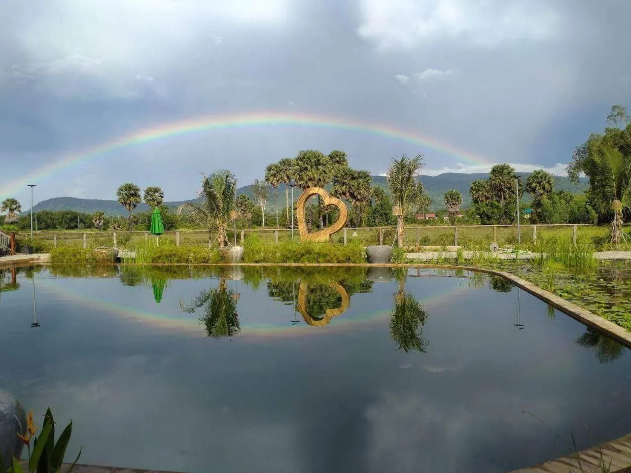Natural landscape in Ganesha Kampot Resort