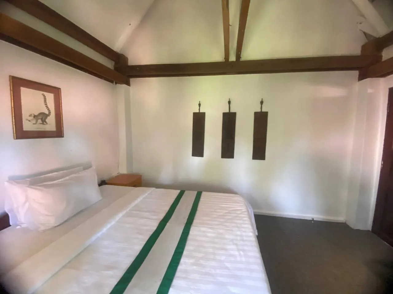 Bed in Ganesha Kampot Resort