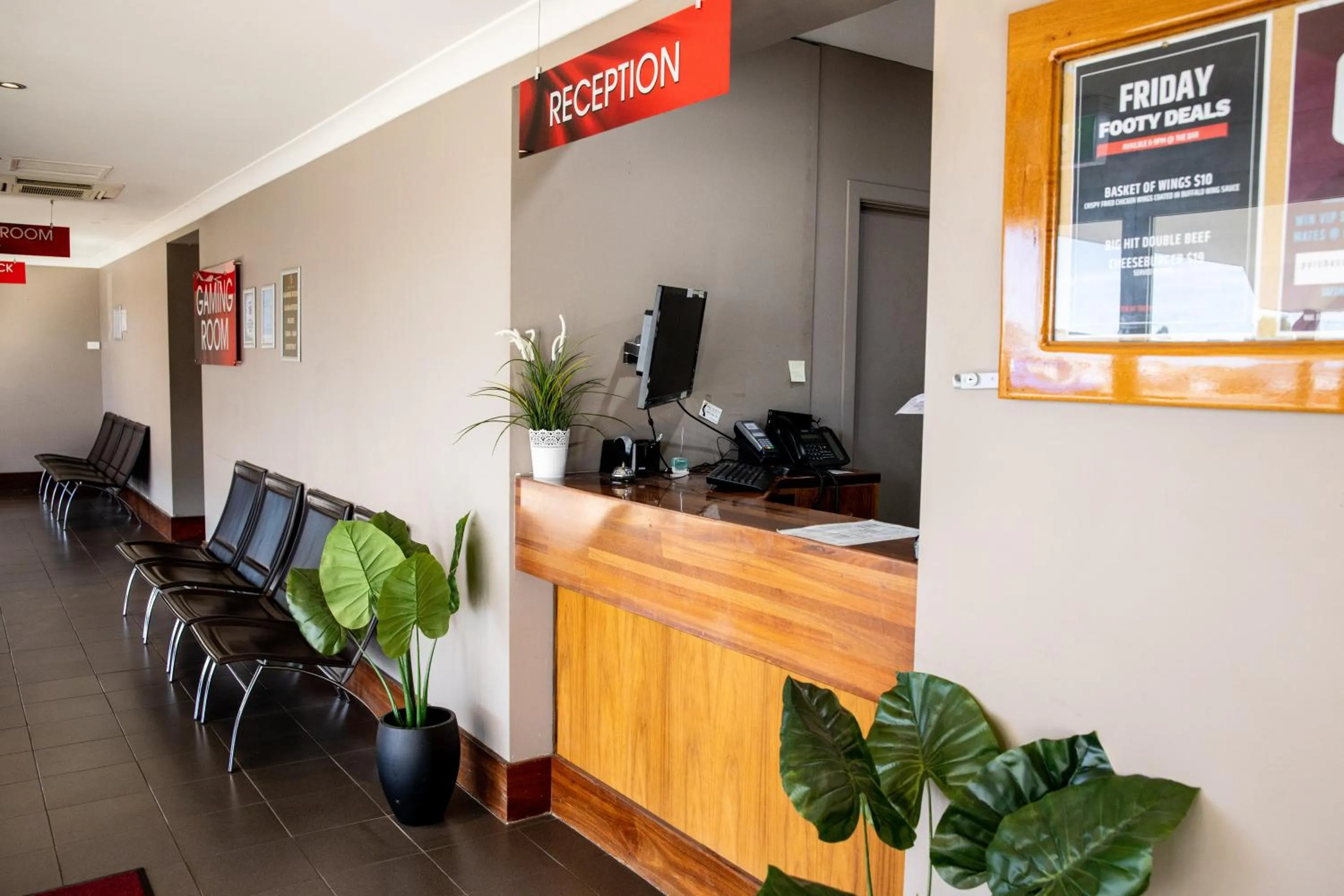 Lobby or reception in Hotel Settlers