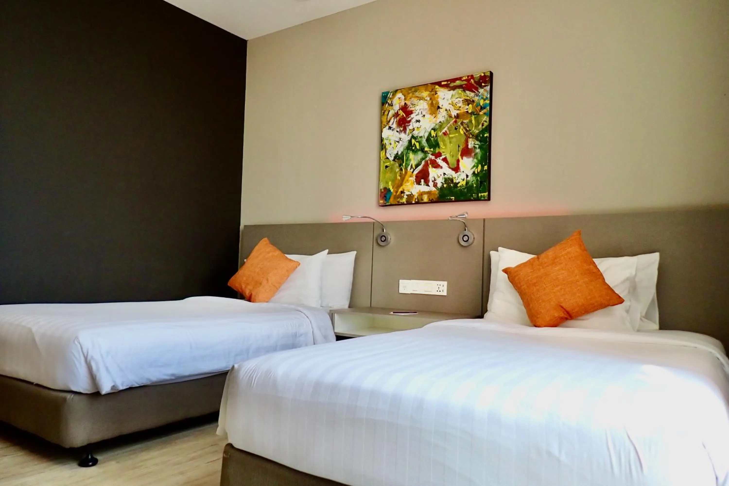 Bed in Qliq Damansara Hotel