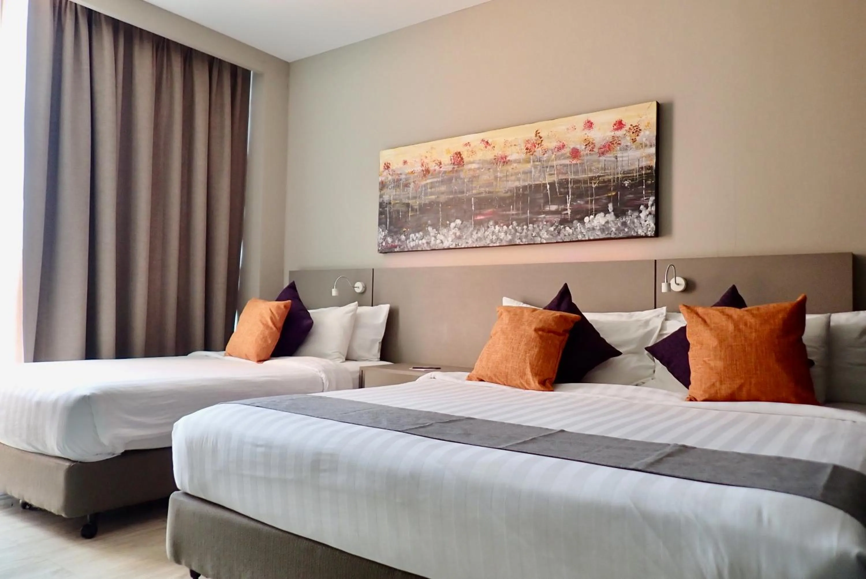 Bed in Qliq Damansara Hotel