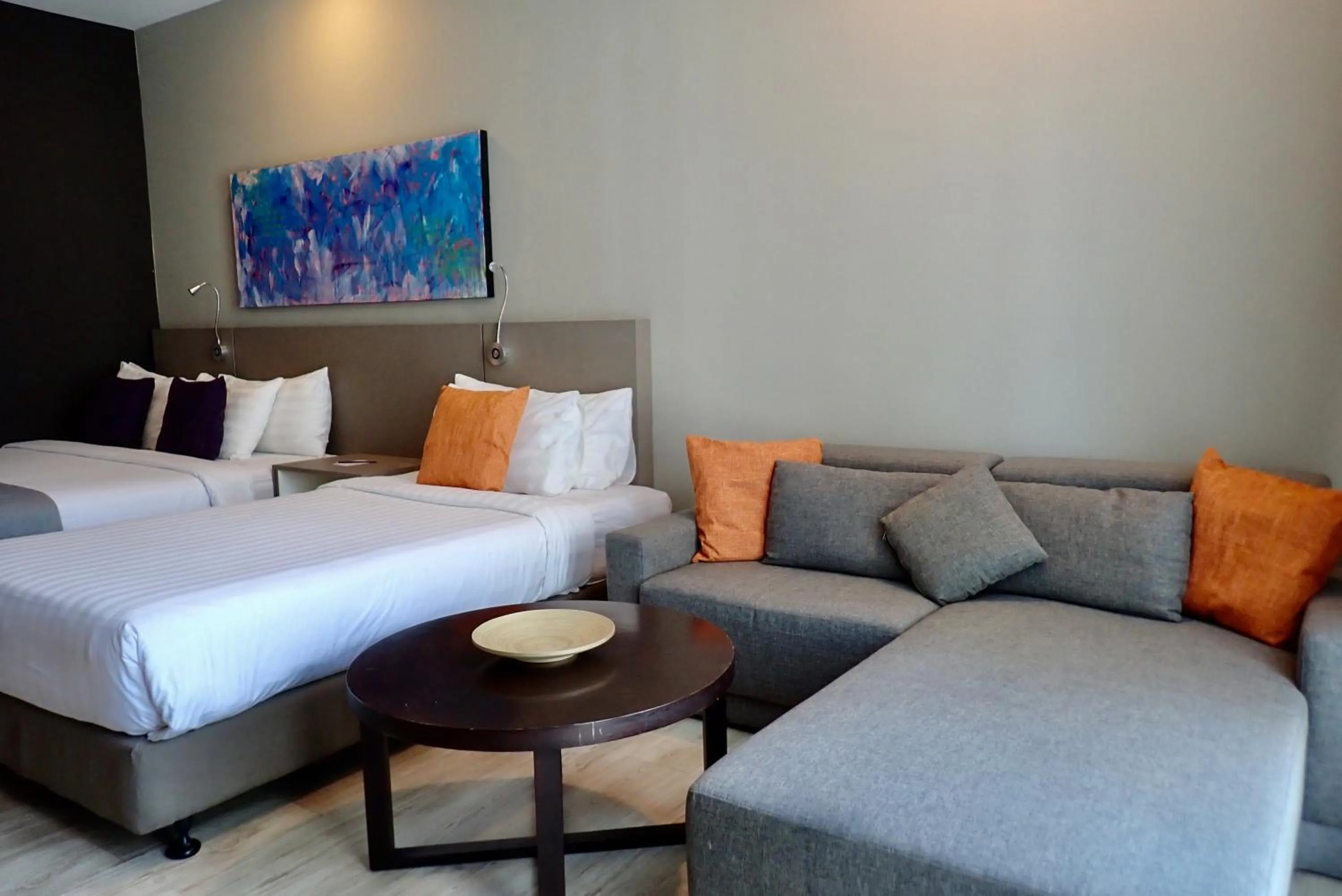 Bed in Qliq Damansara Hotel