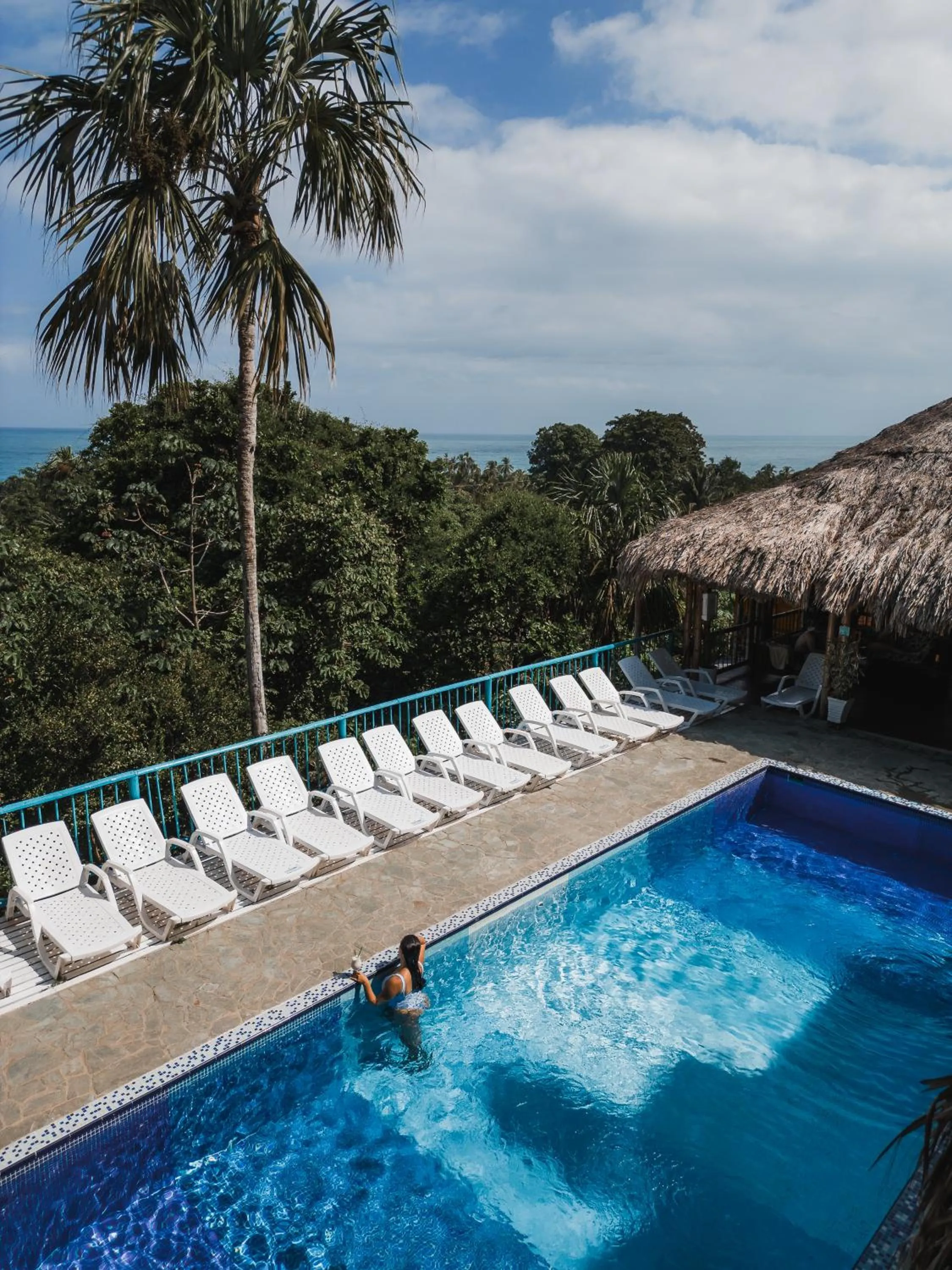 Pool view in Villa Maria Tayrona, Jungle and Sea Experience