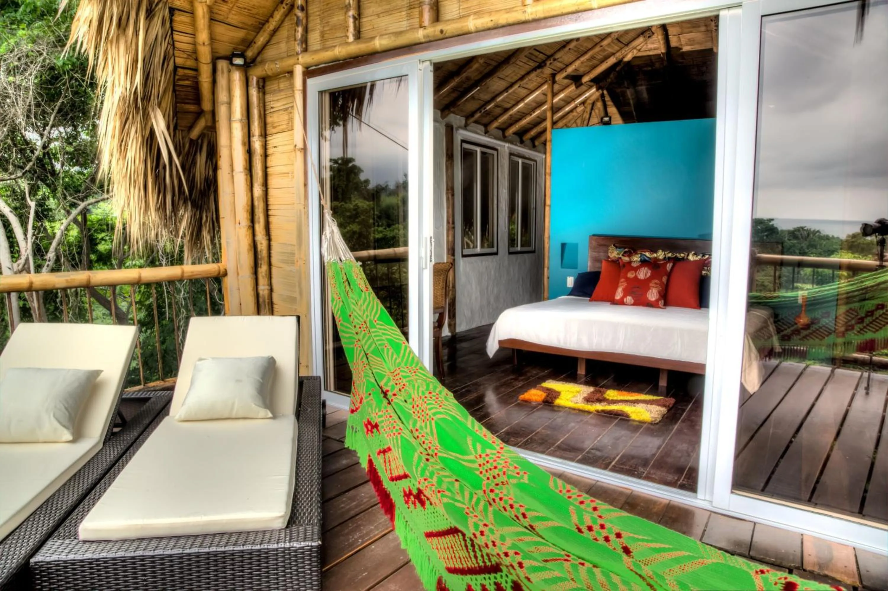 Balcony/Terrace in Villa Maria Tayrona, Jungle and Sea Experience