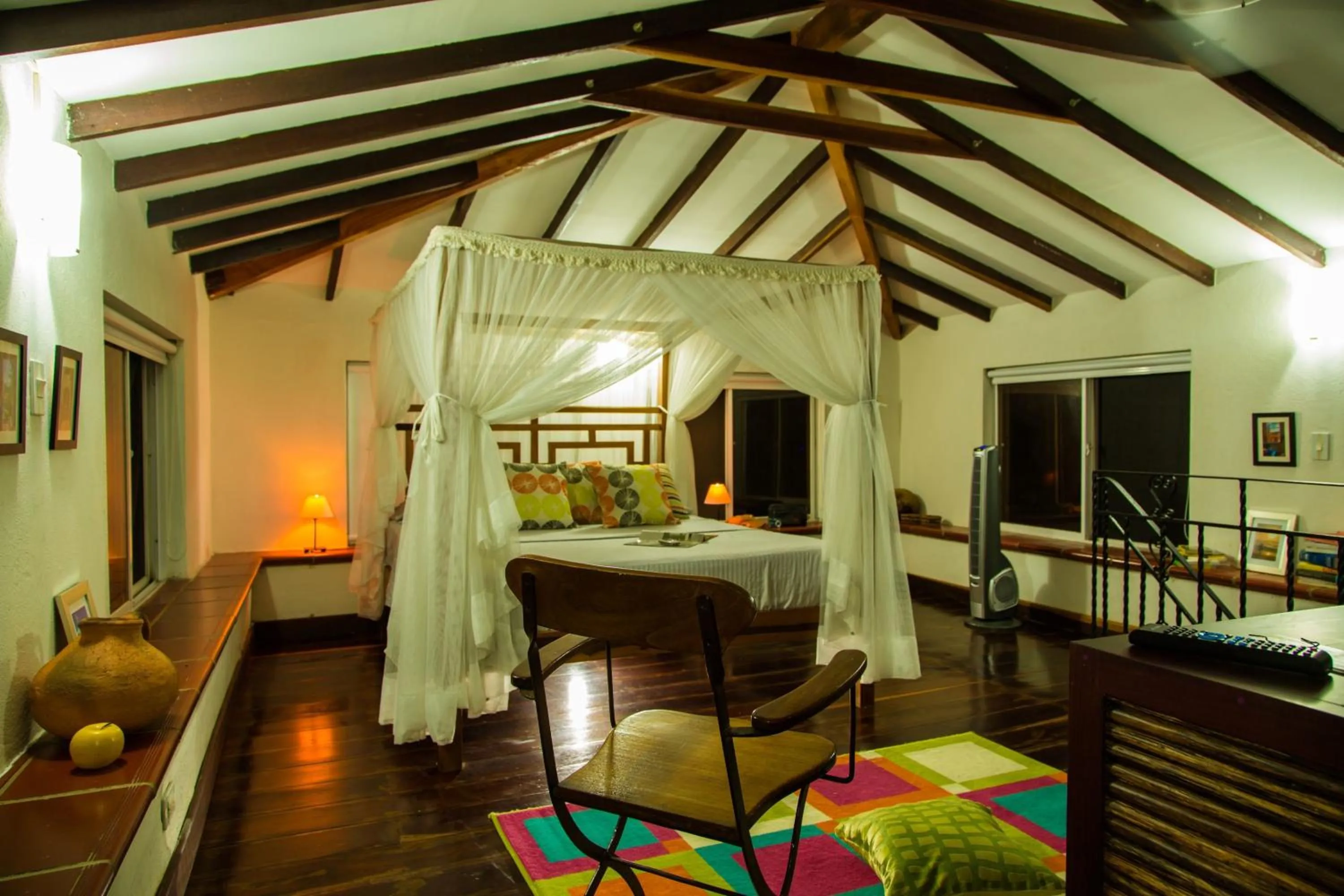 Bed in Villa Maria Tayrona, Jungle and Sea Experience