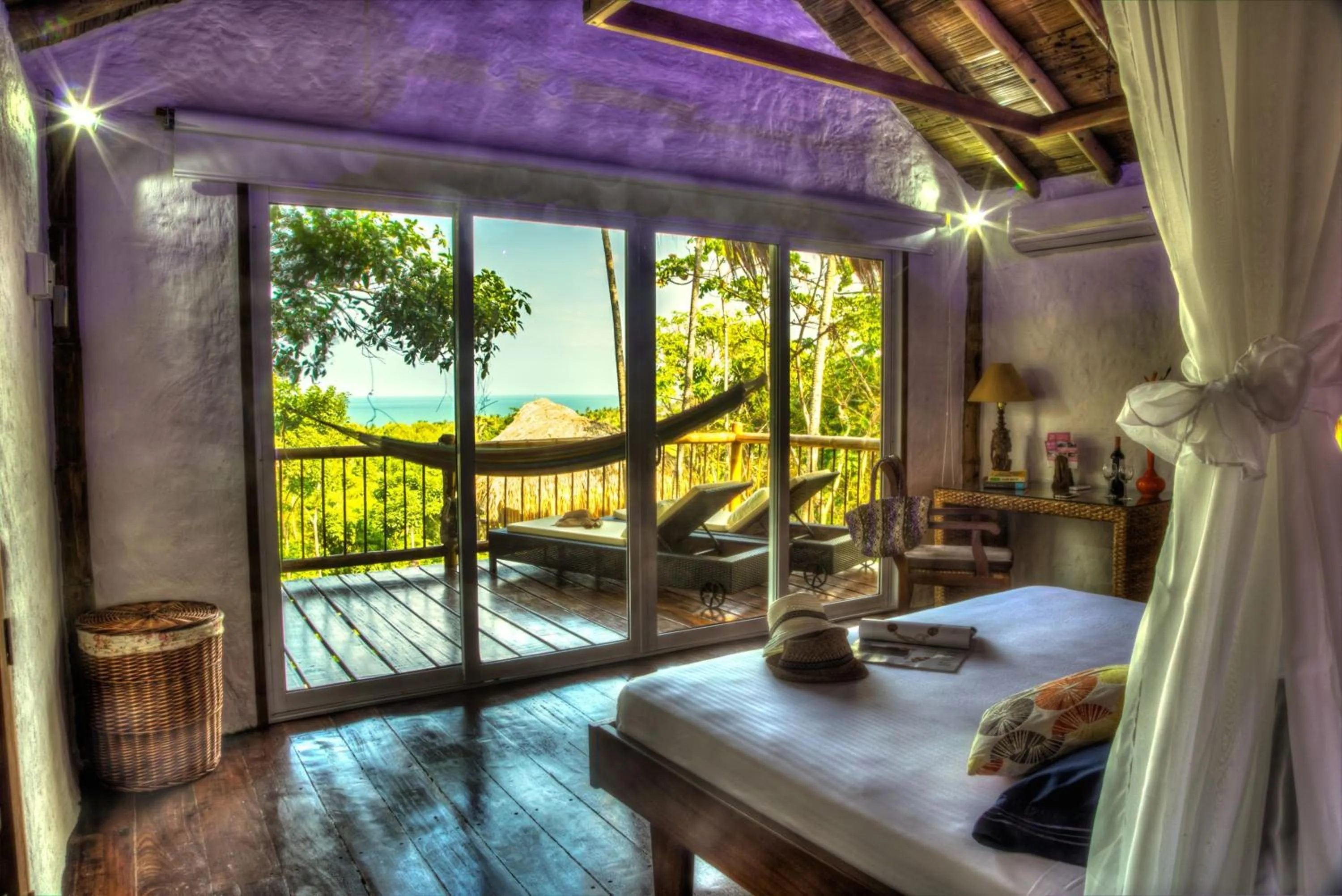 Photo of the whole room, Bed in Villa Maria Tayrona, Jungle and Sea Experience