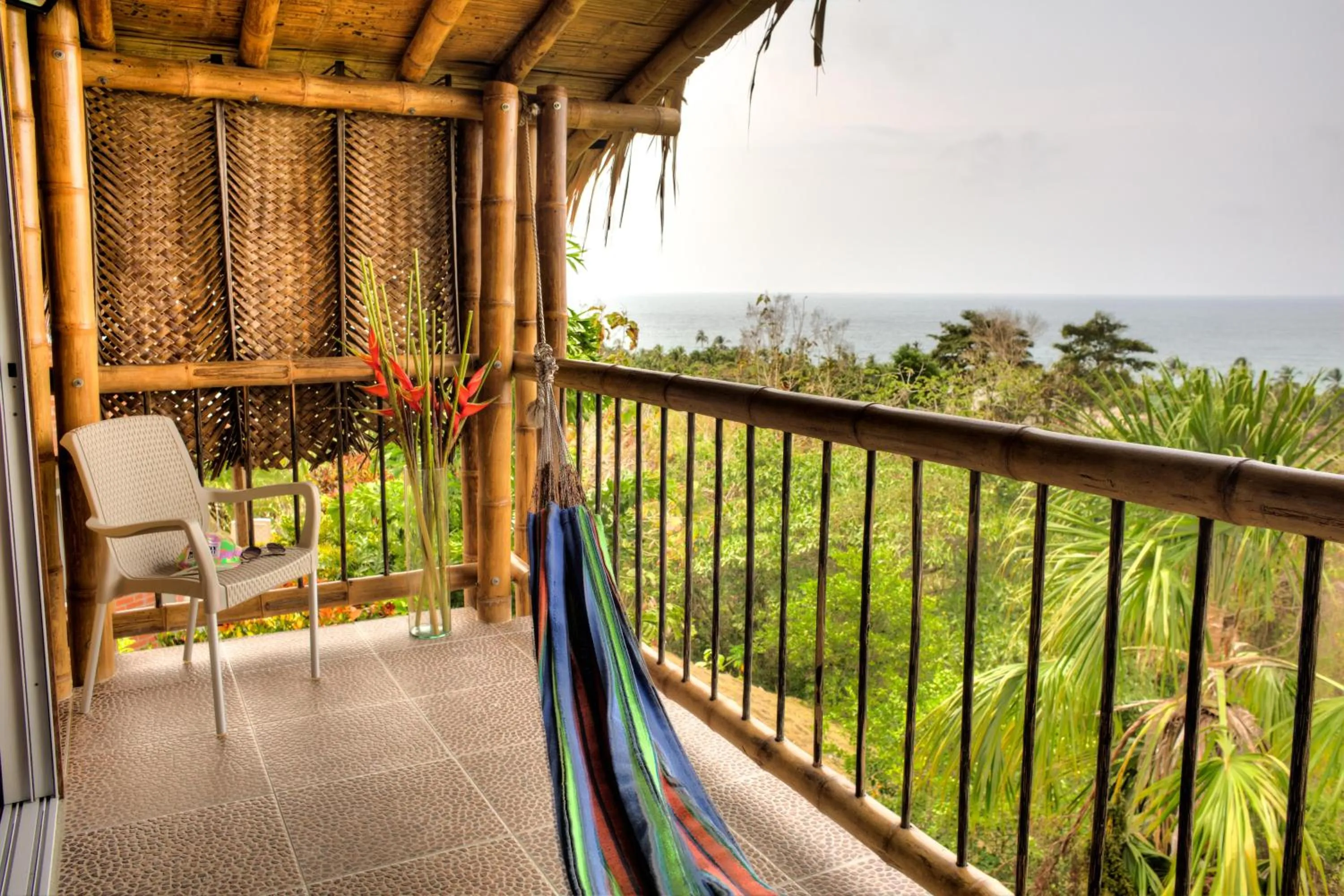 Balcony/Terrace in Villa Maria Tayrona, Jungle and Sea Experience