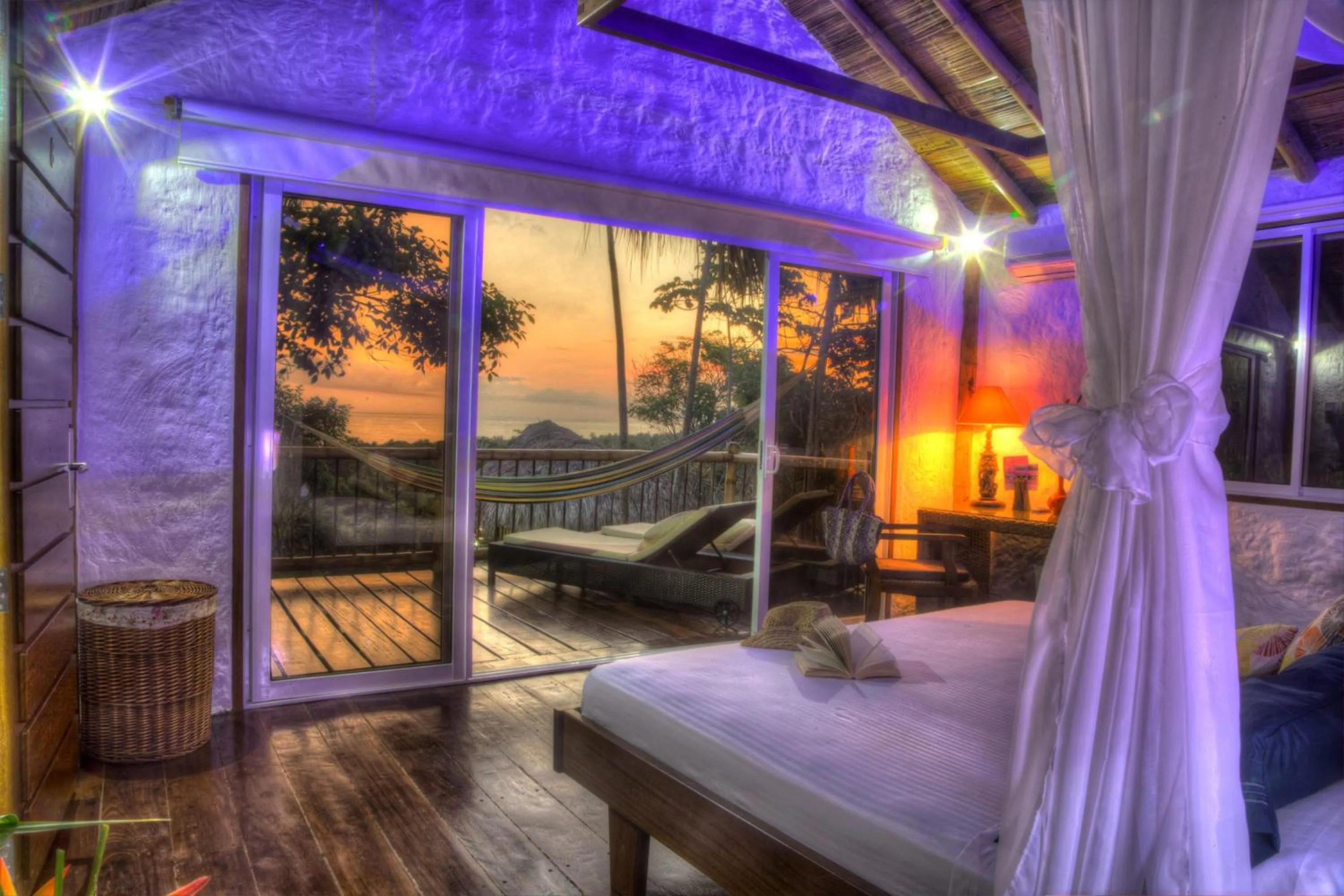 View (from property/room), Bed in Villa Maria Tayrona, Jungle and Sea Experience