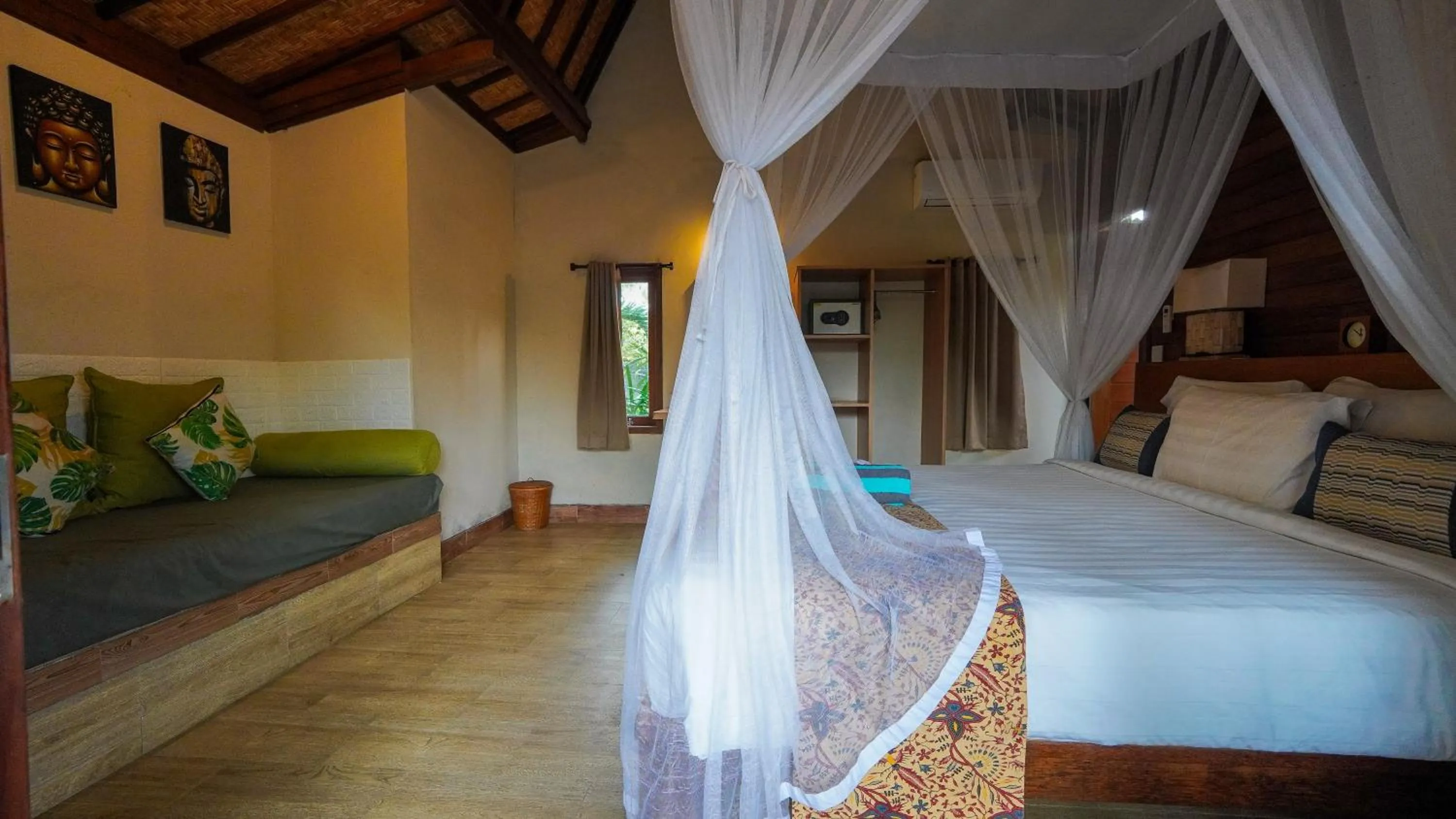 Bed in Darsan Lembongan Boutique Cottage