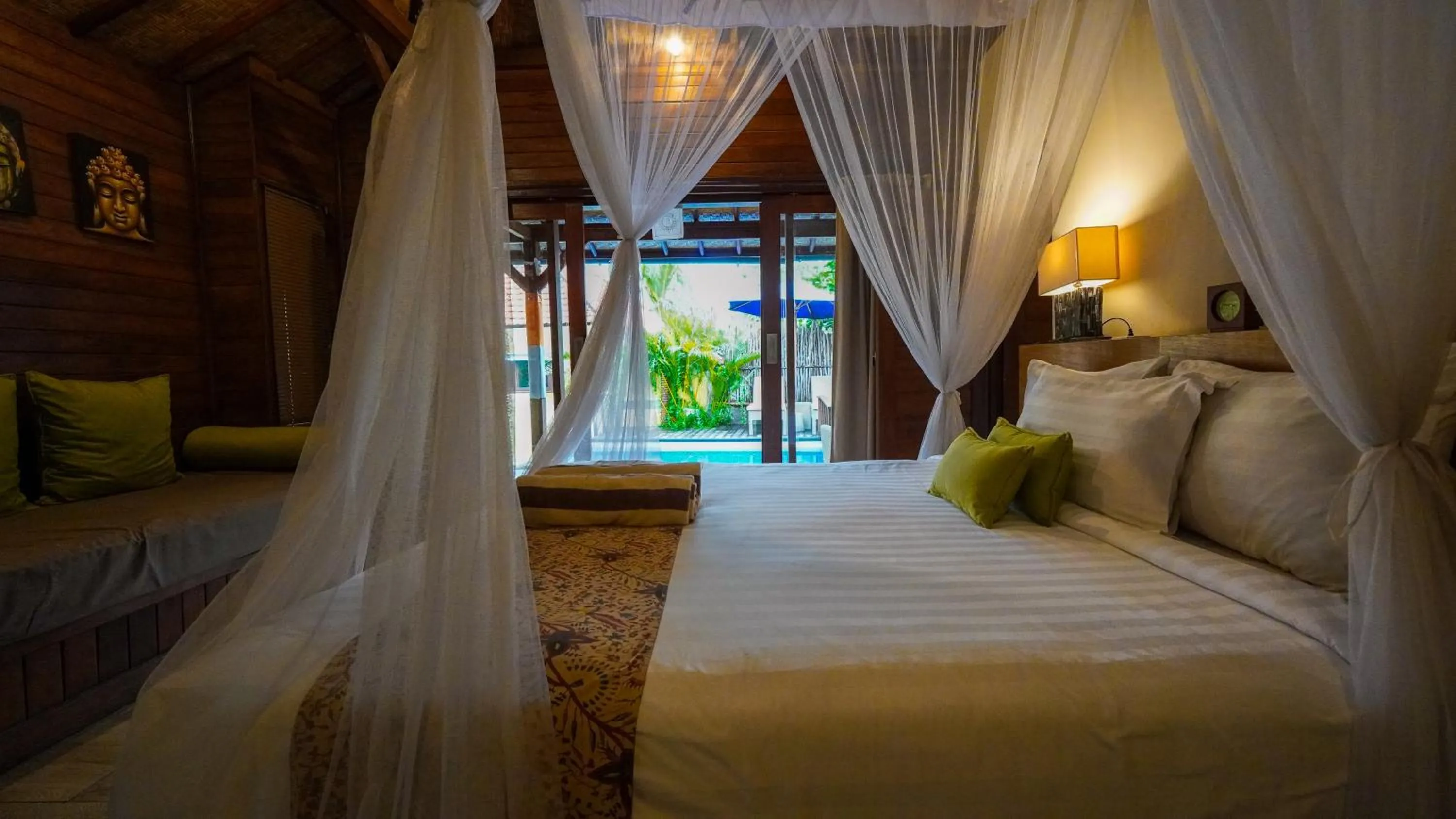 Bed in Darsan Lembongan Boutique Cottage
