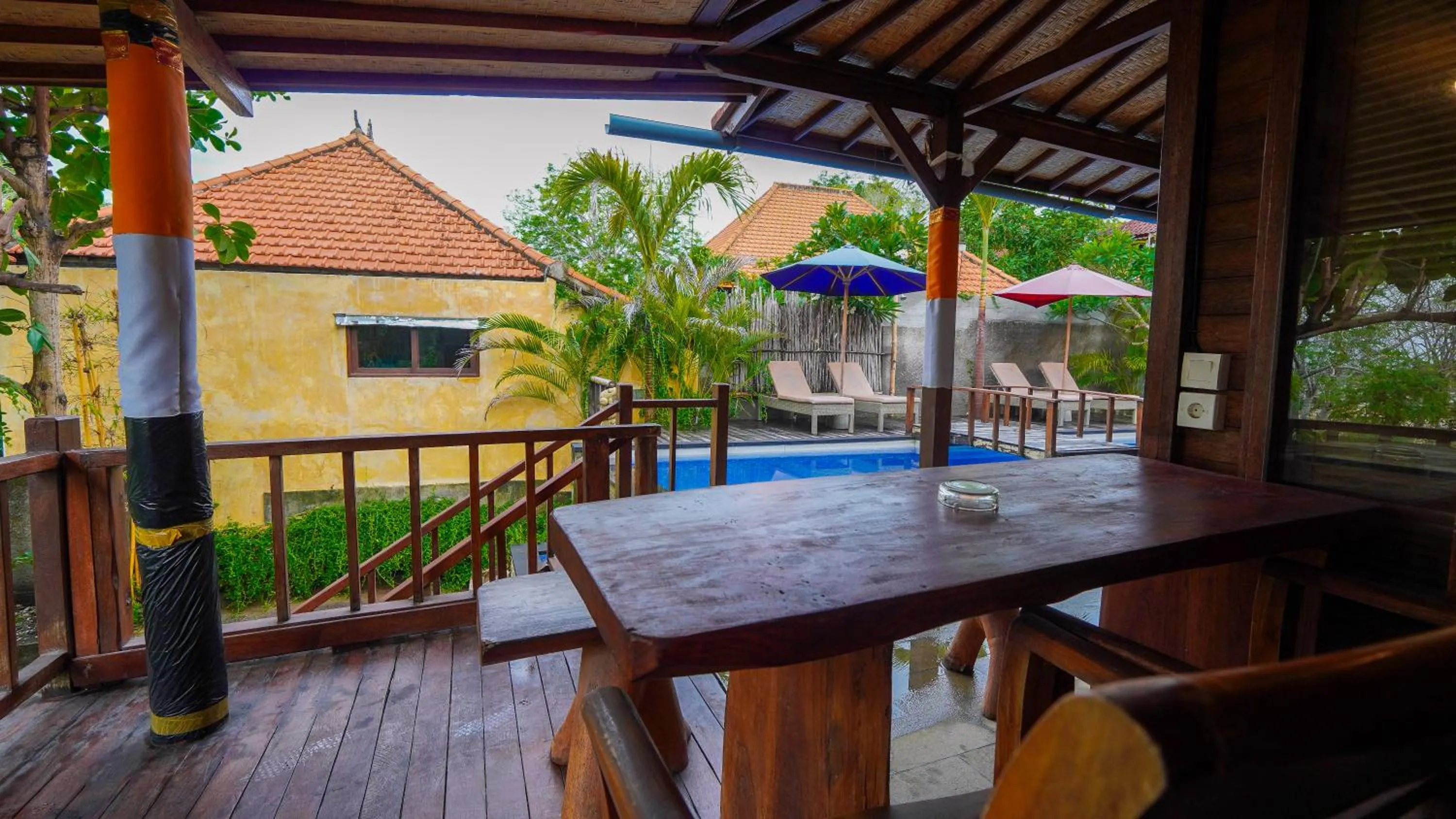 Balcony/Terrace in Darsan Lembongan Boutique Cottage