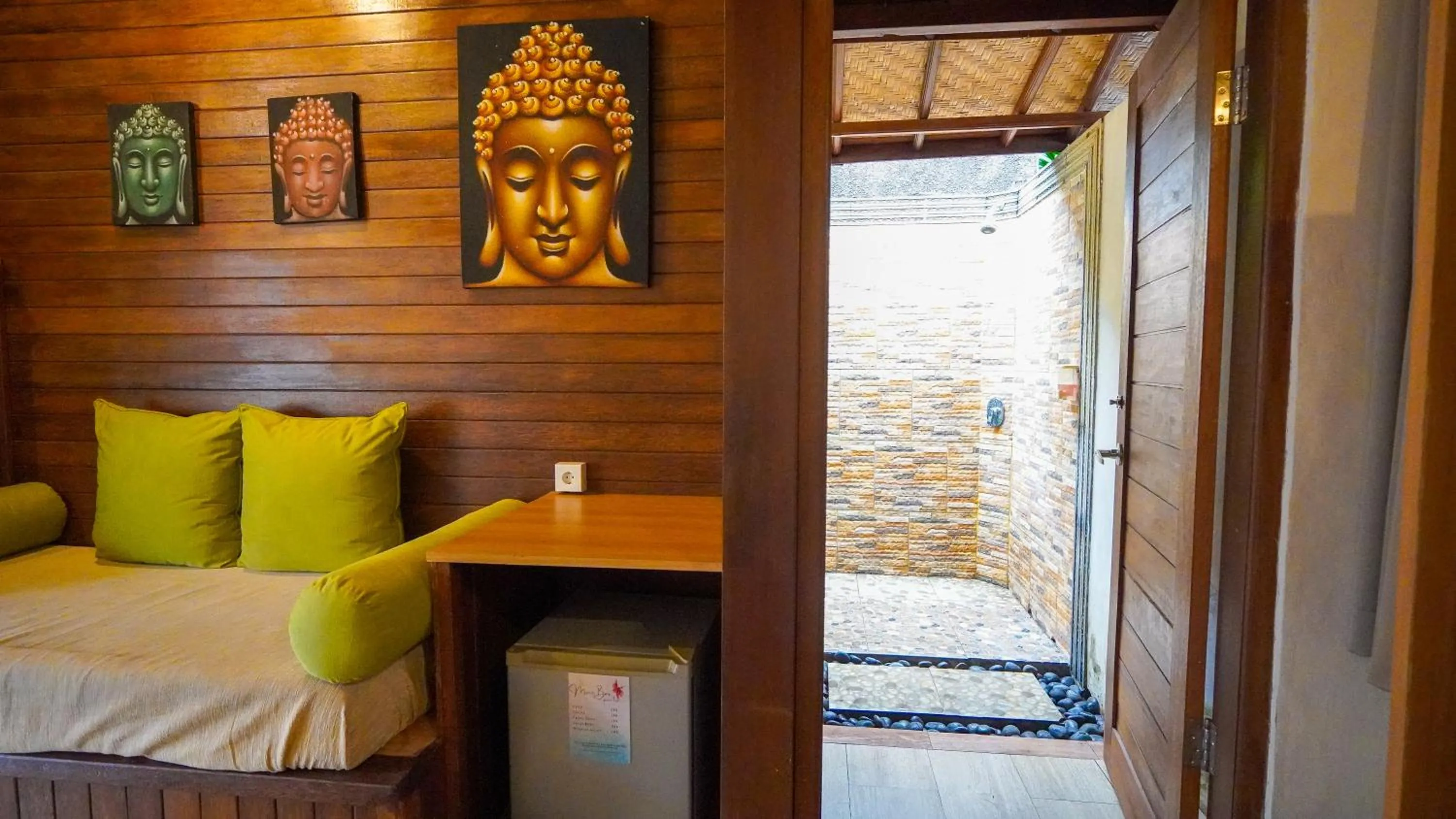 Bed in Darsan Lembongan Boutique Cottage