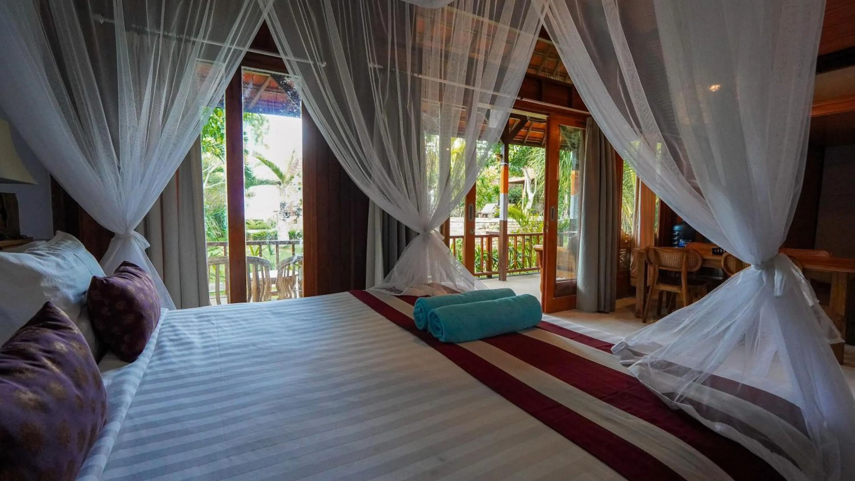 Bed in Darsan Lembongan Boutique Cottage