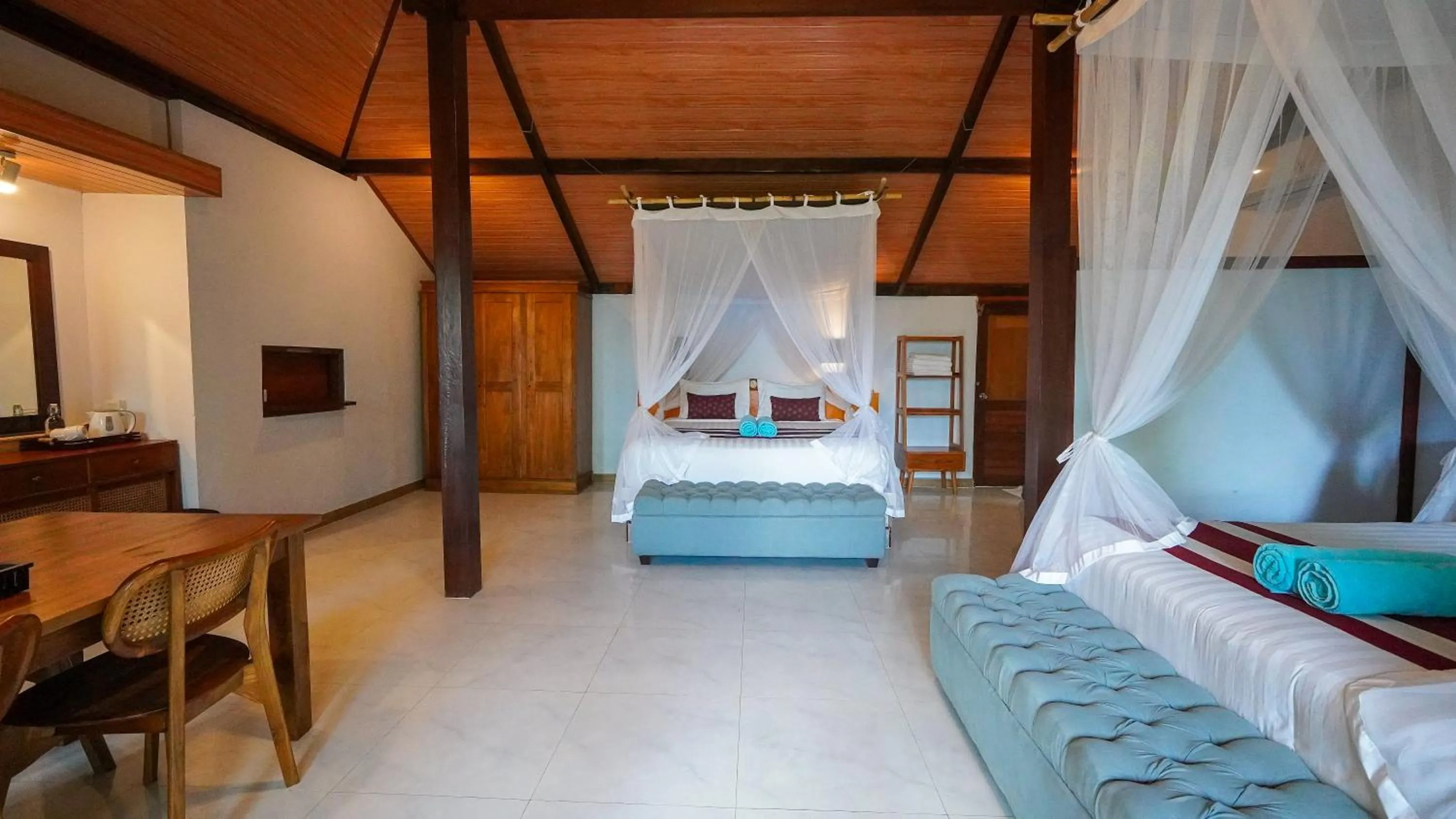 Bed in Darsan Lembongan Boutique Cottage