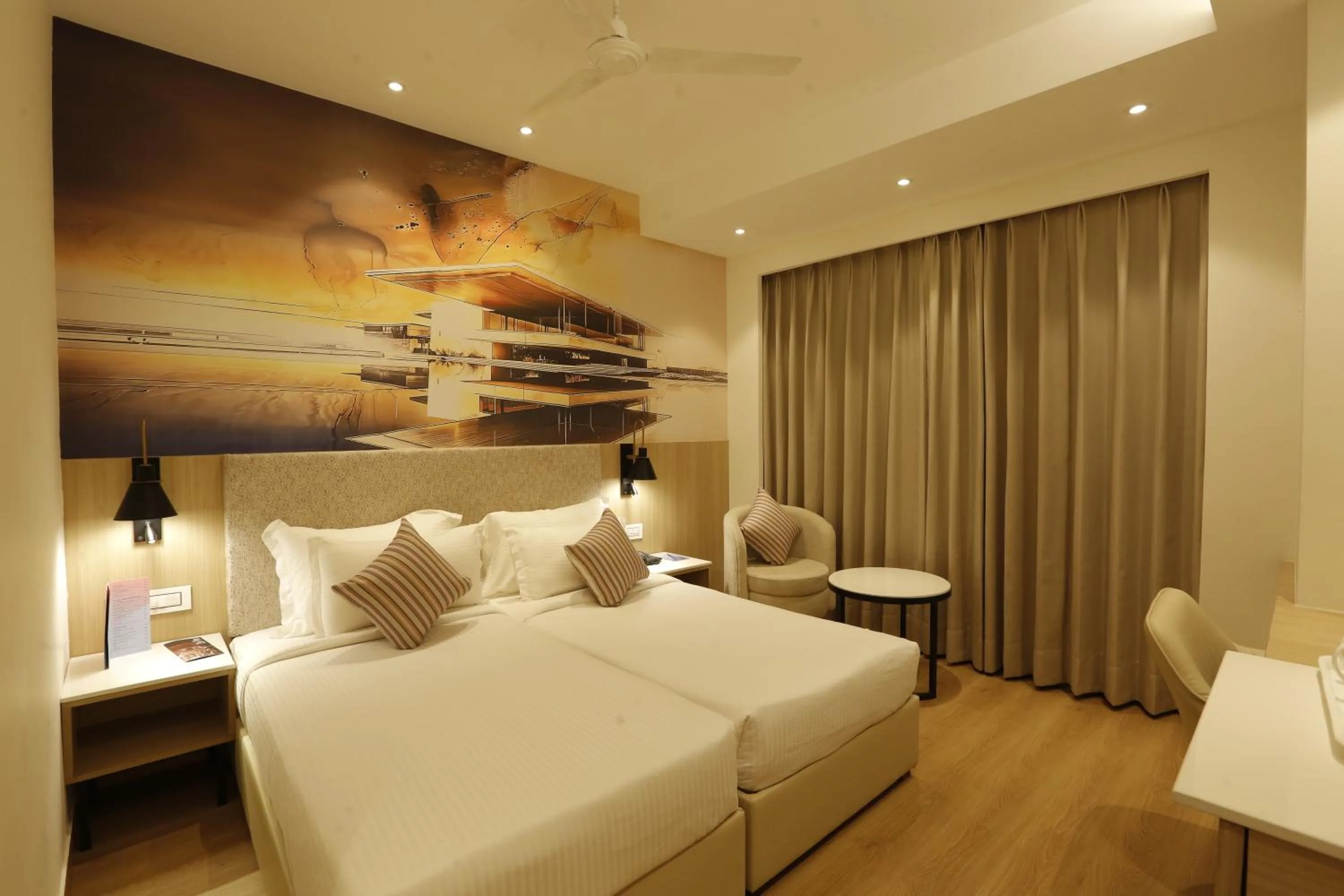 Bedroom, Bed in Tulip Inn Zirakpur