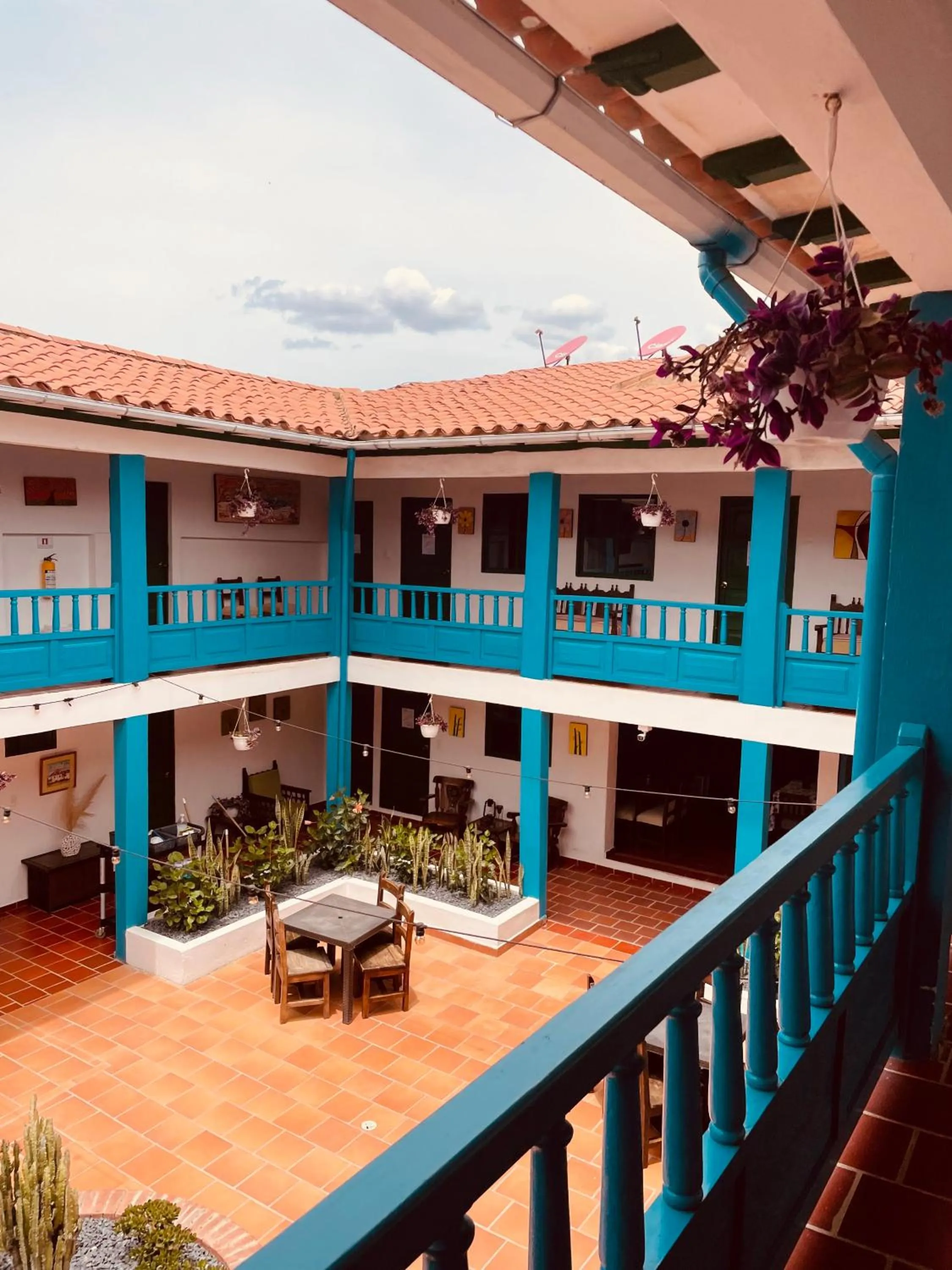 Balcony/Terrace in Celeste Villa de Leyva
