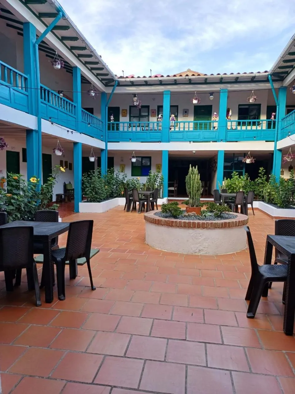 Patio in Celeste Villa de Leyva