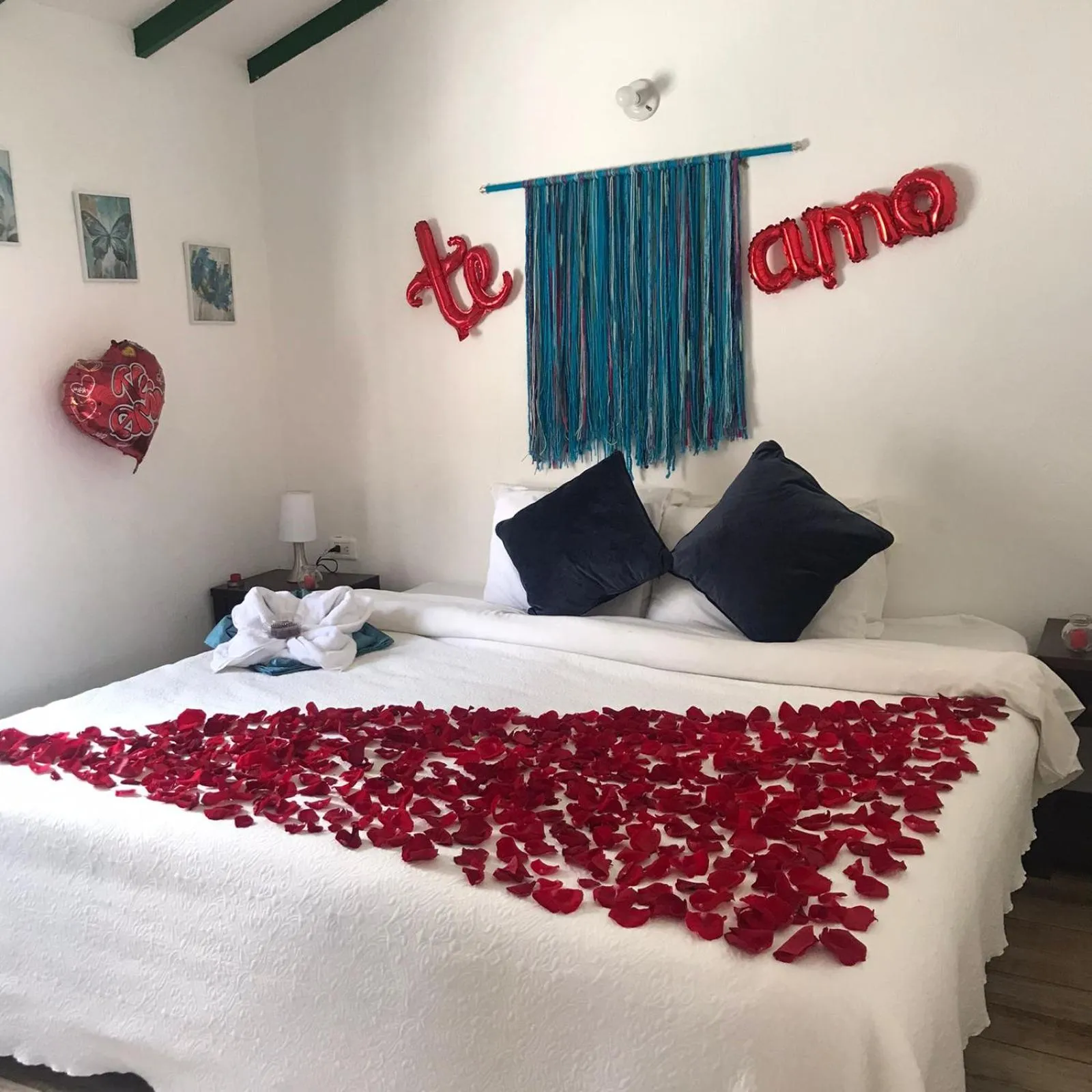 Photo of the whole room, Bed in Celeste Villa de Leyva