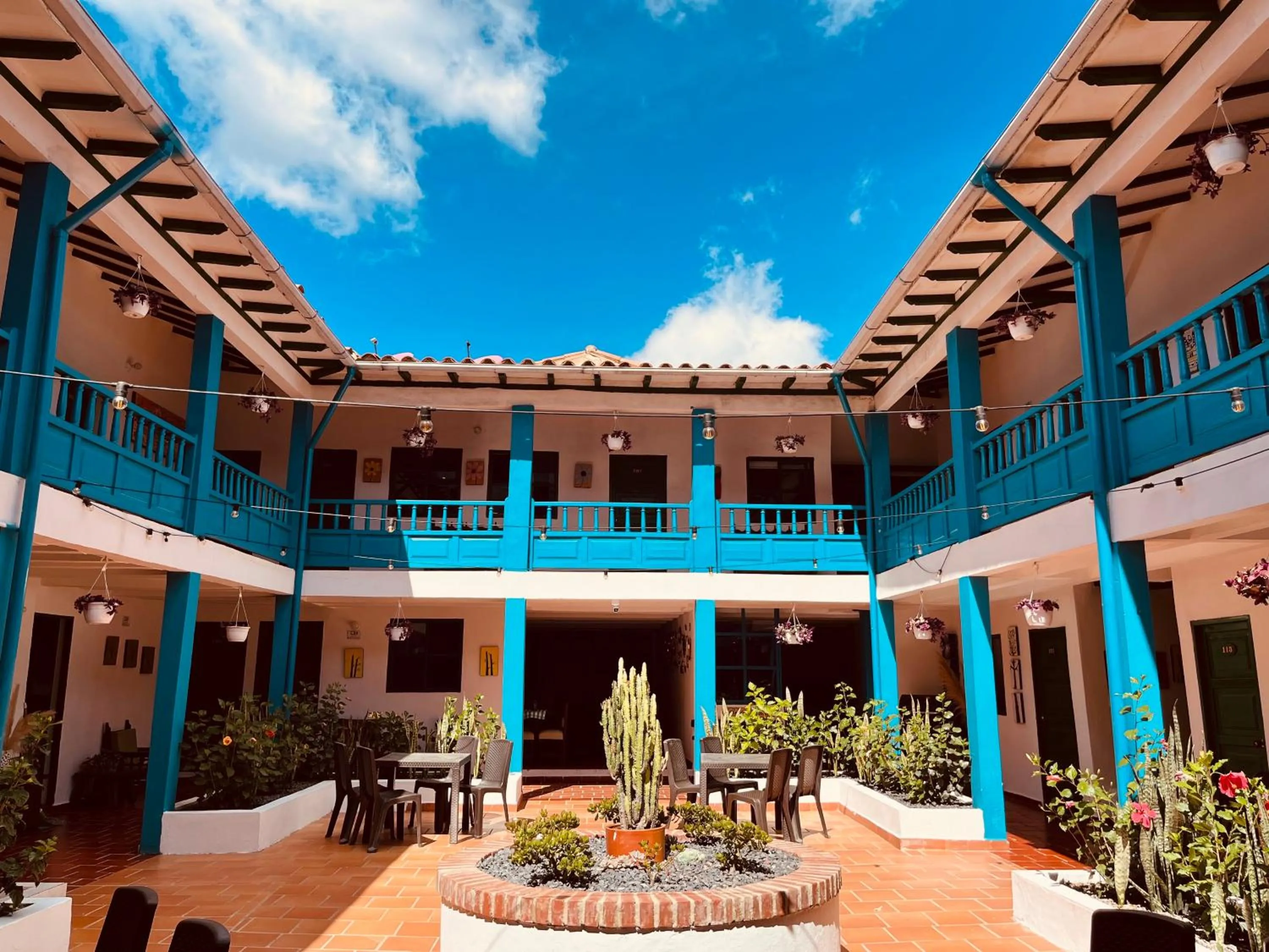 Patio in Celeste Villa de Leyva